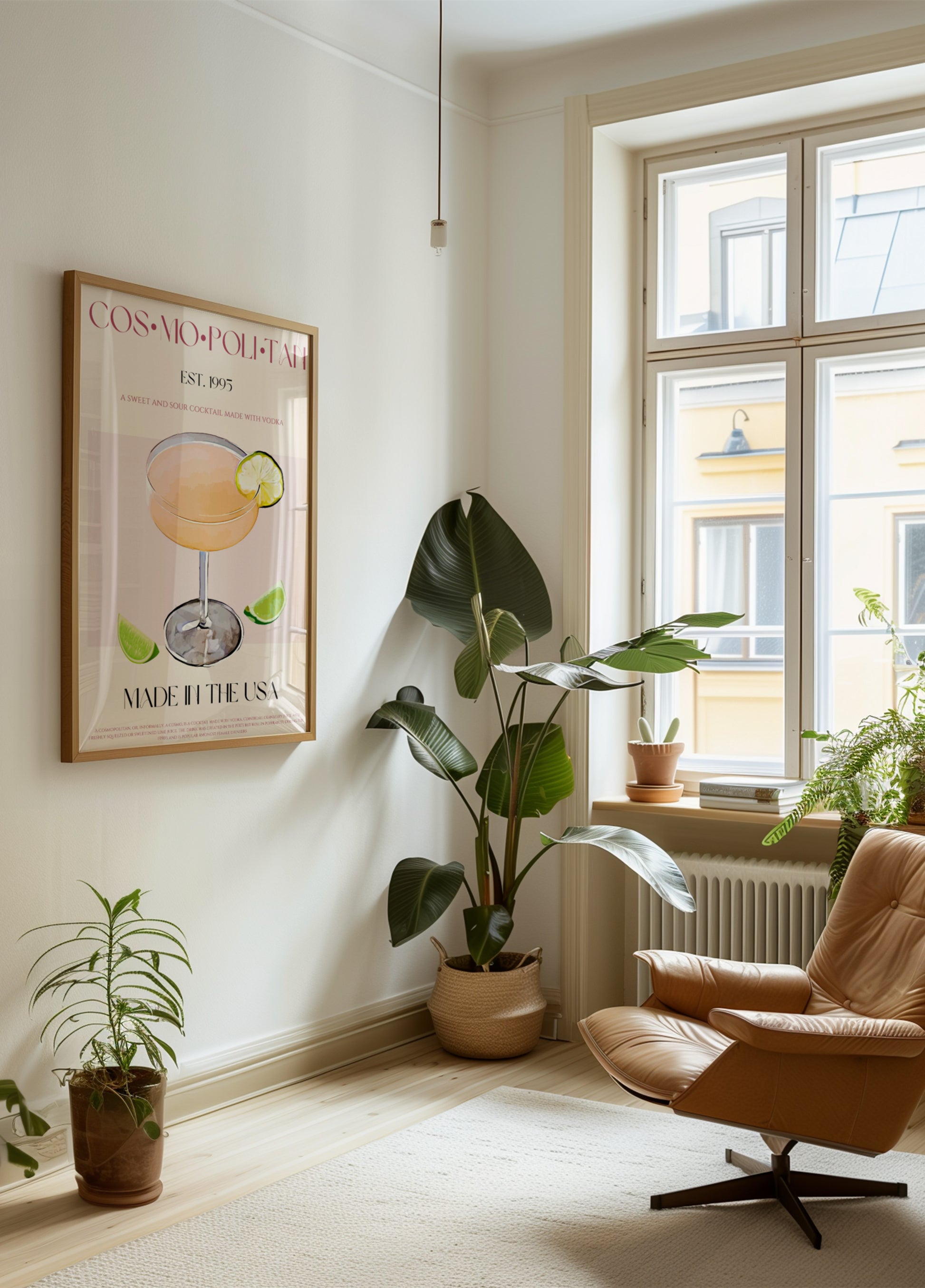 Kosmopolitische Cocktail Met Limoen
