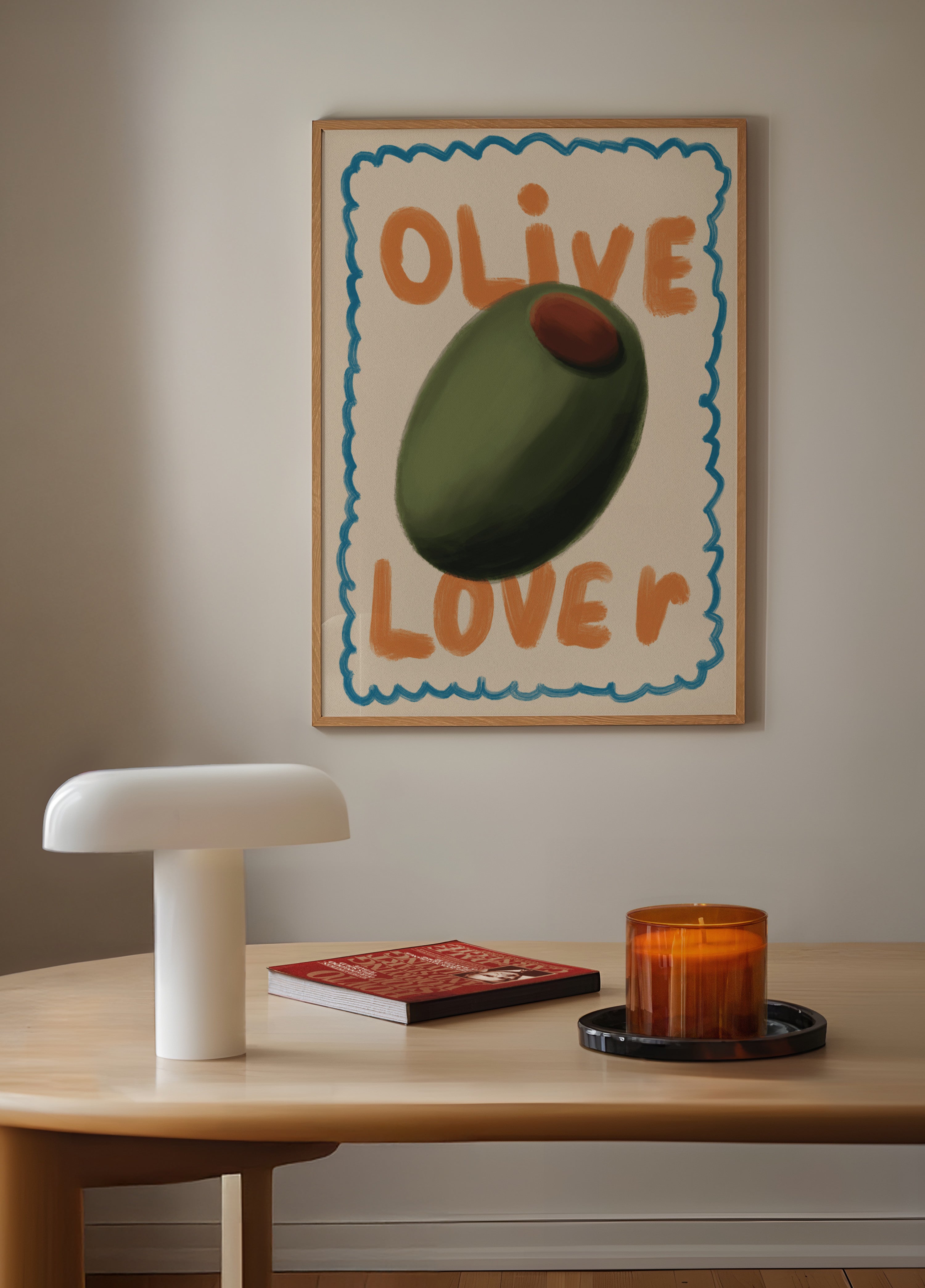 Groene olijvenliefhebber
