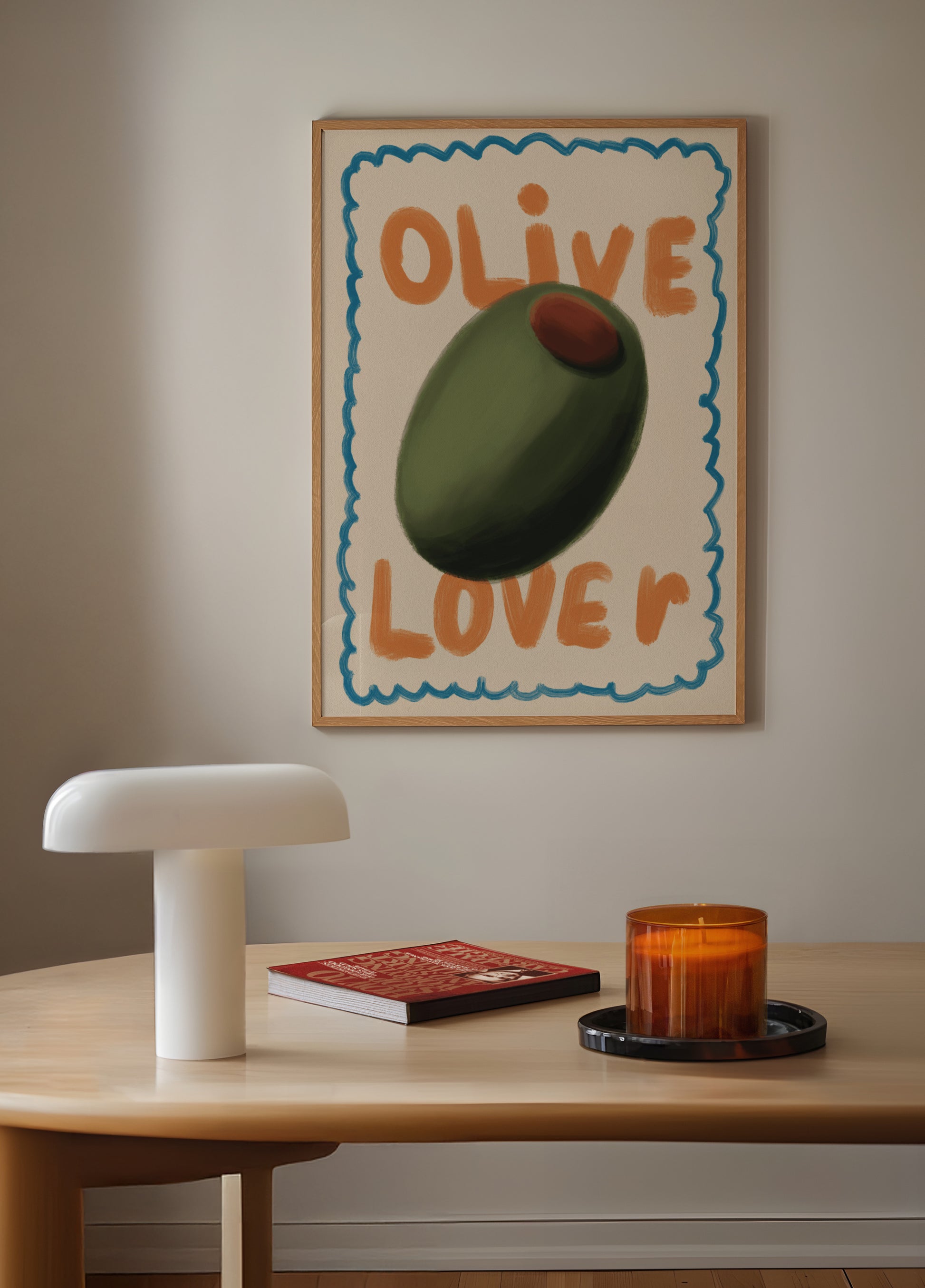 Groene olijvenliefhebber