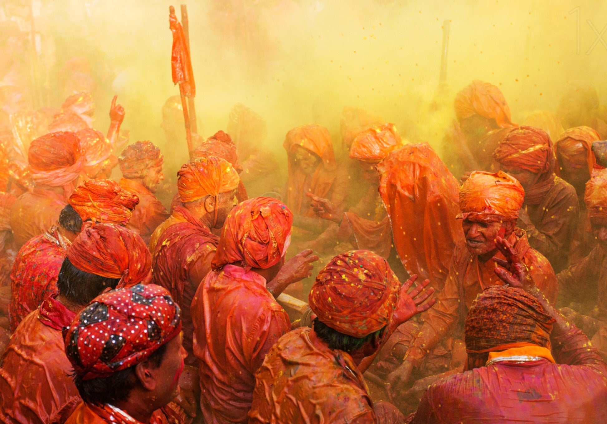 Levendige Holi-viering