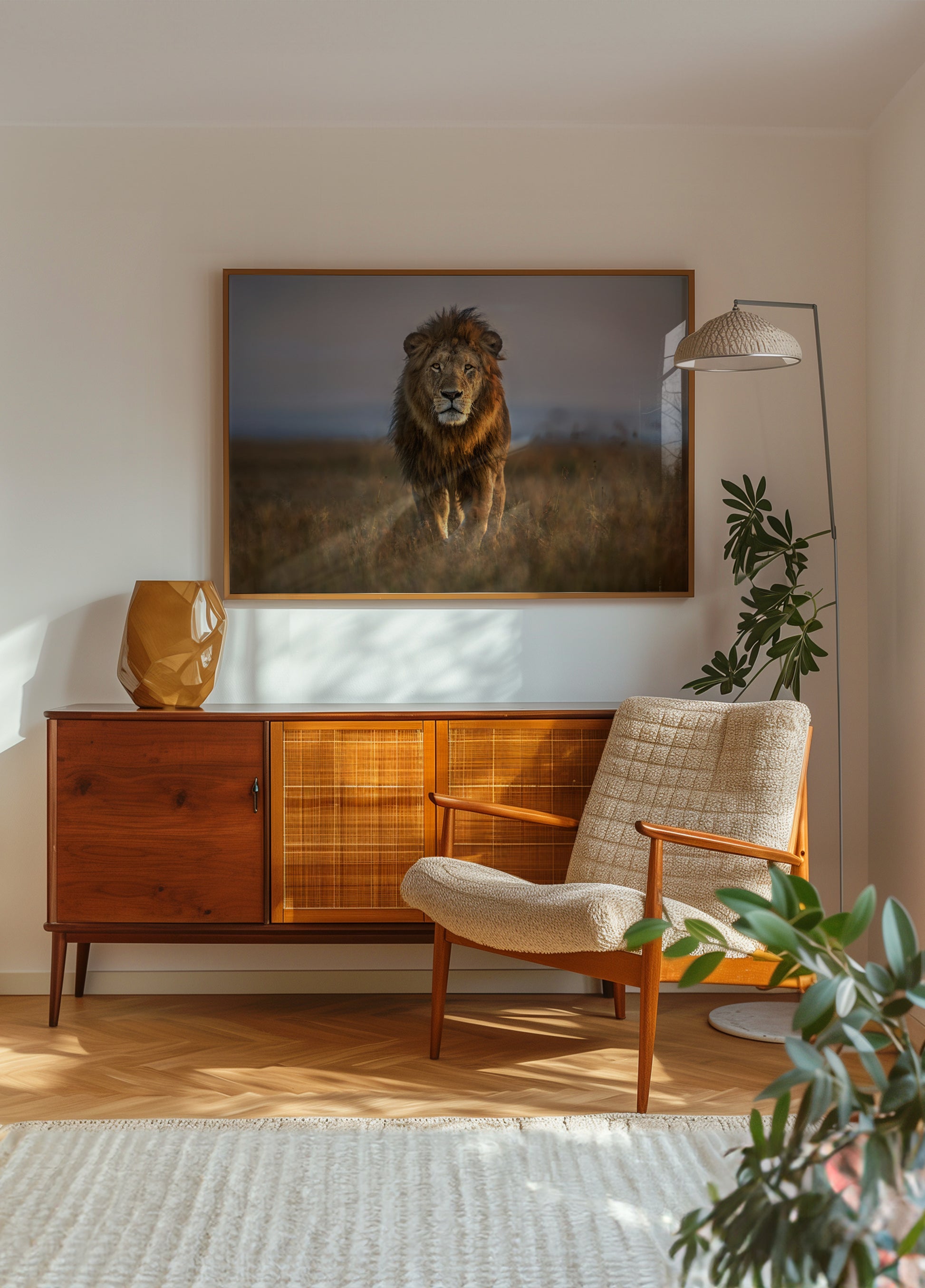 Majestueuze Afrikaanse leeuw