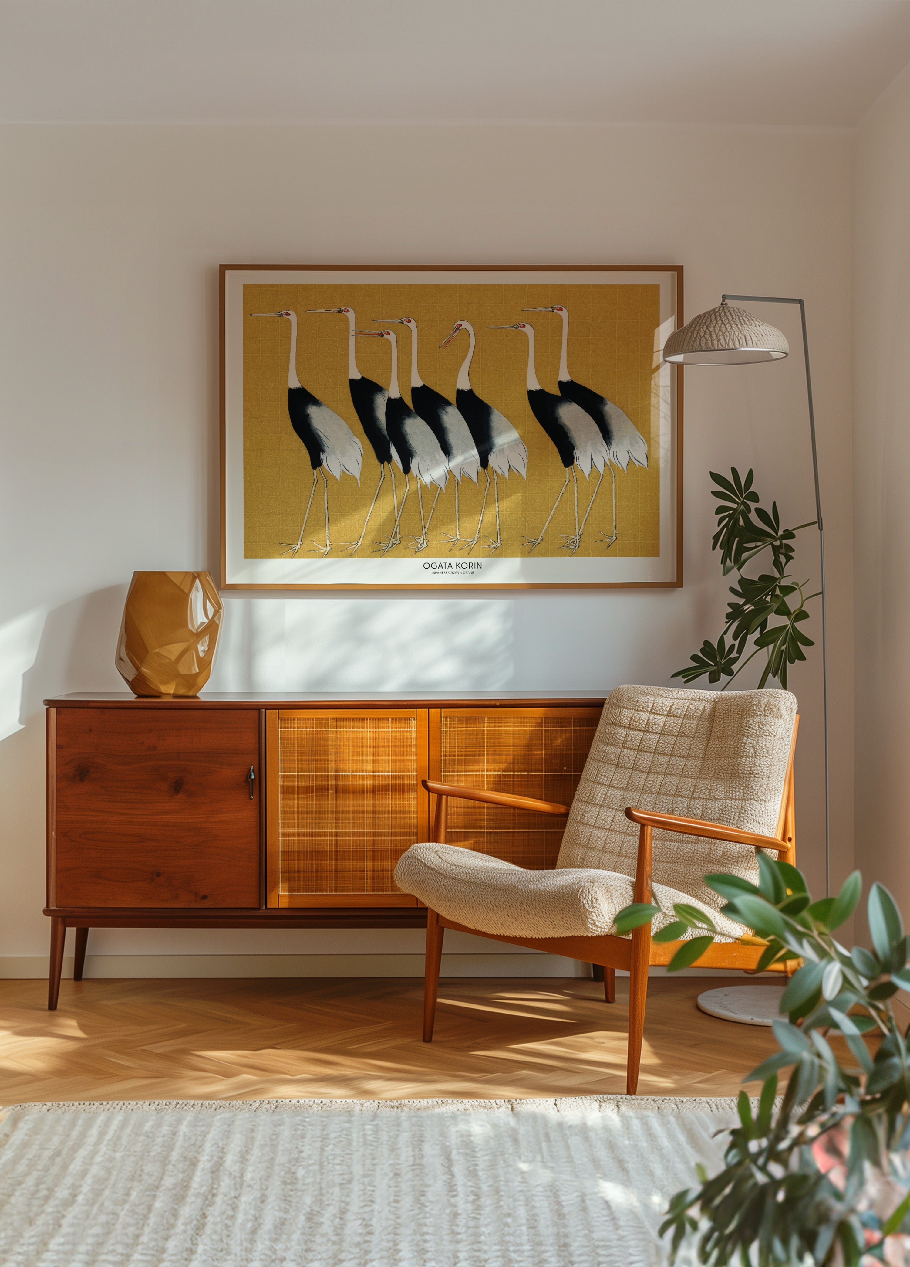 Japanse roodgekroonde kraanvogel
