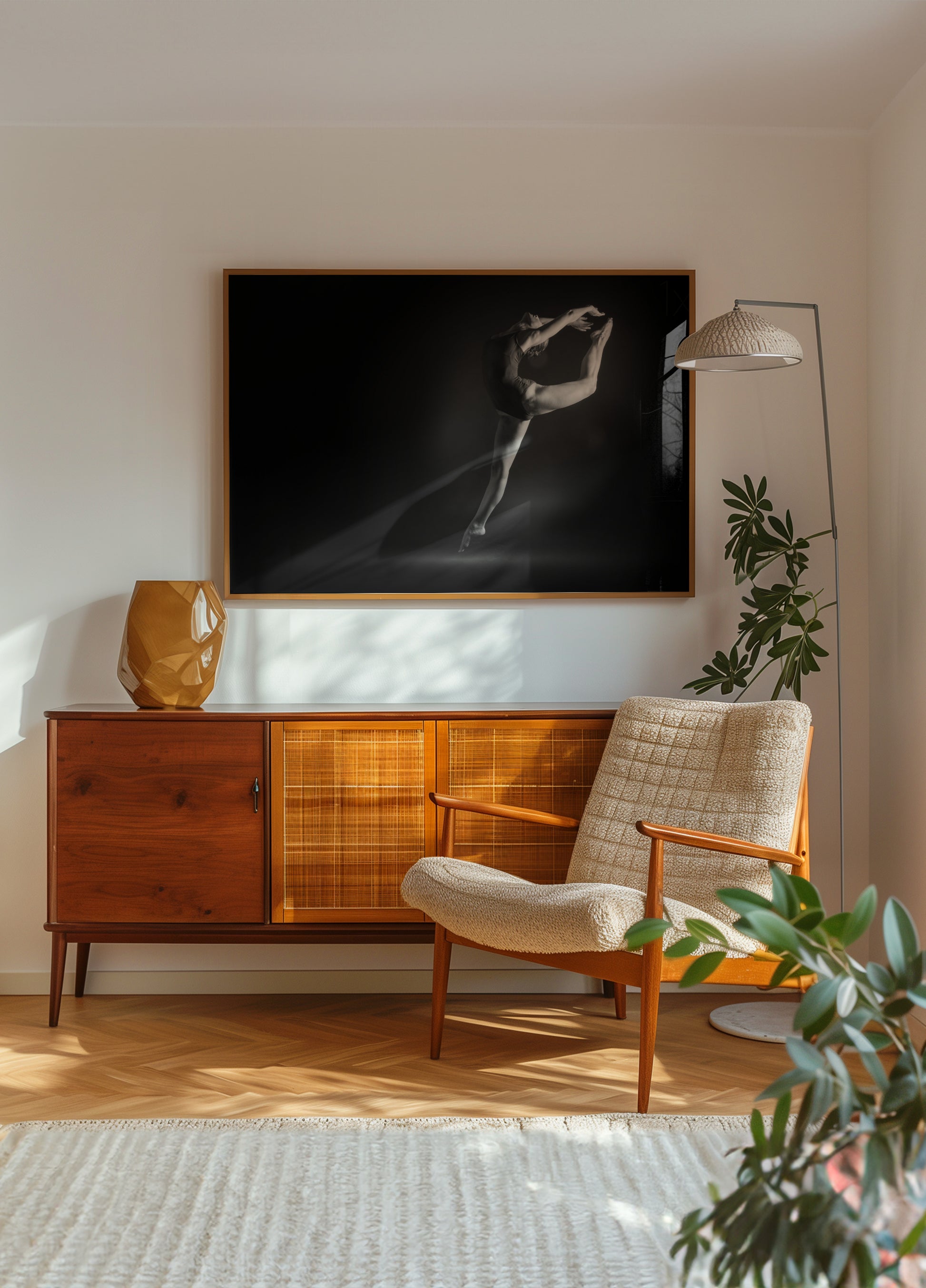 Sierlijke ballethouding