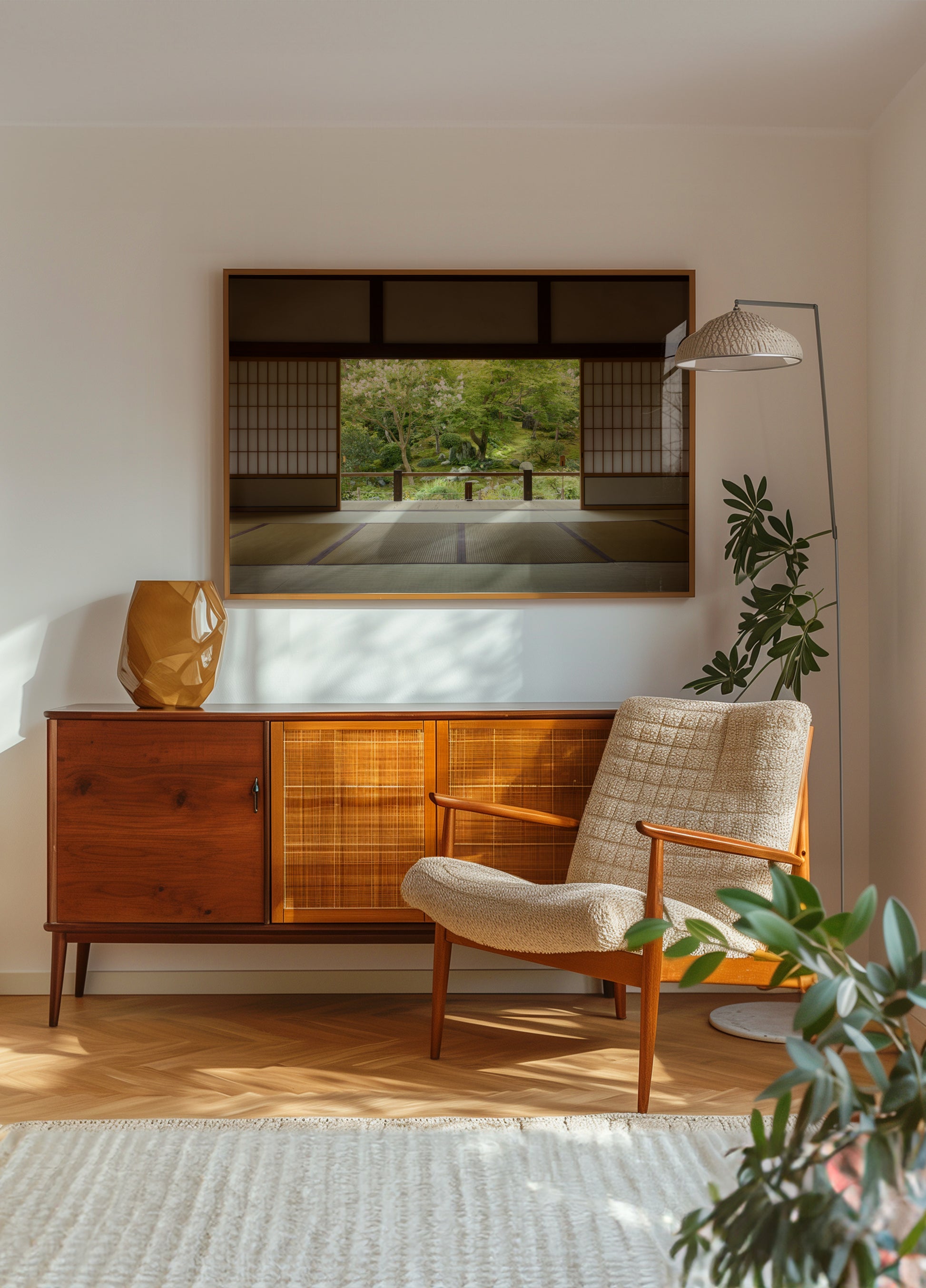 Zen-tuinzicht