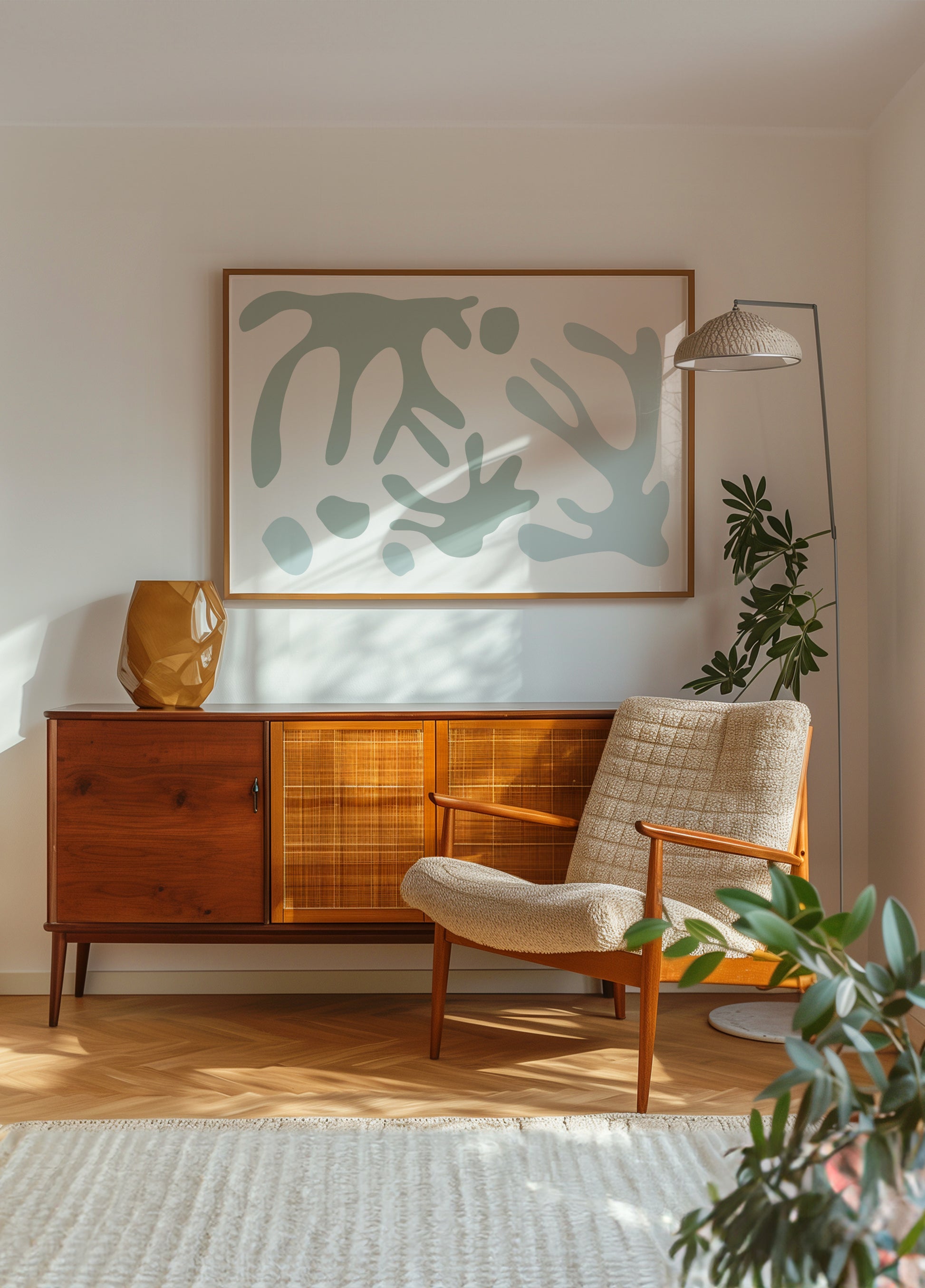 Zachte abstracte vormen