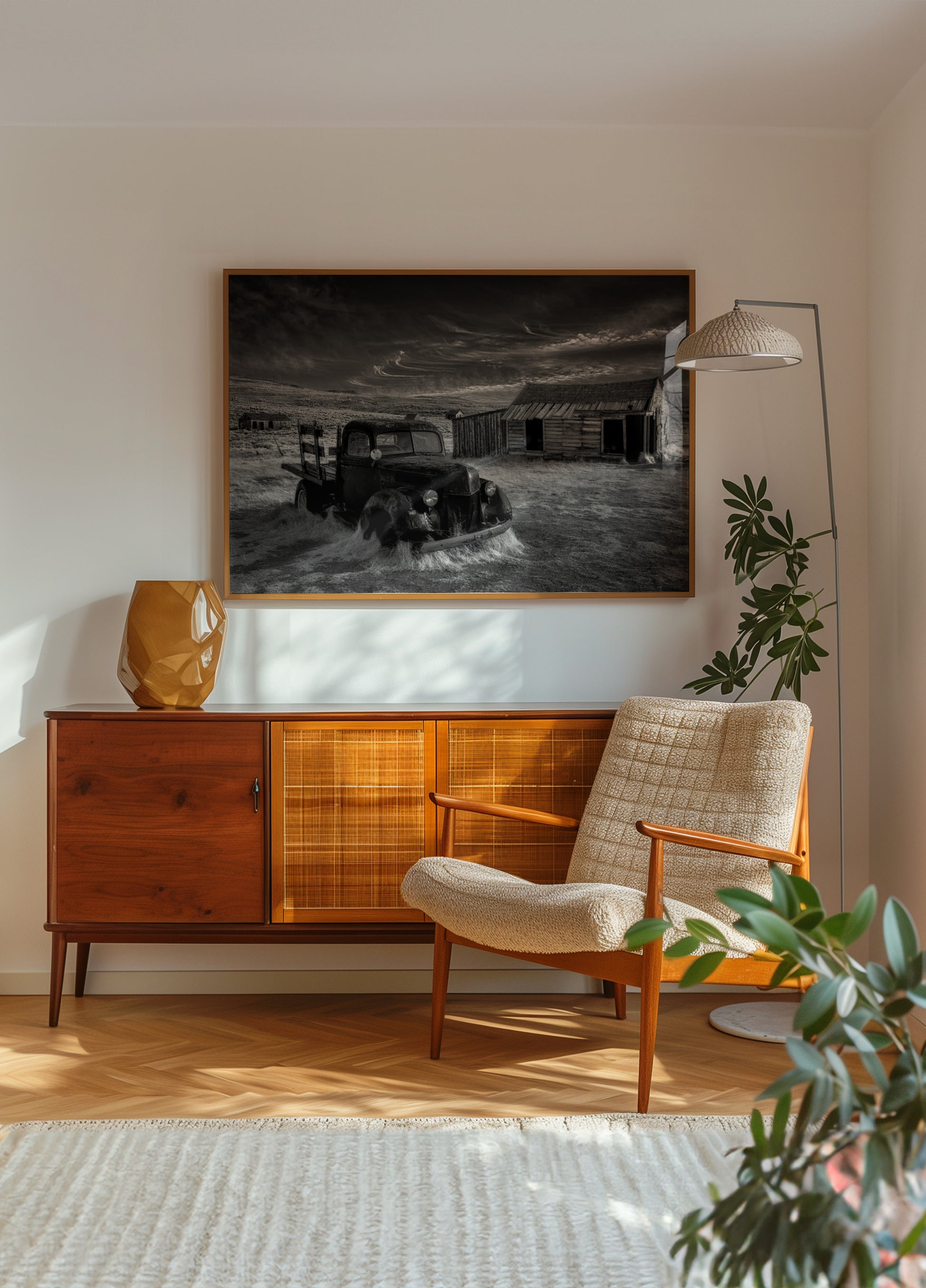 Vergeten boerderijwagen