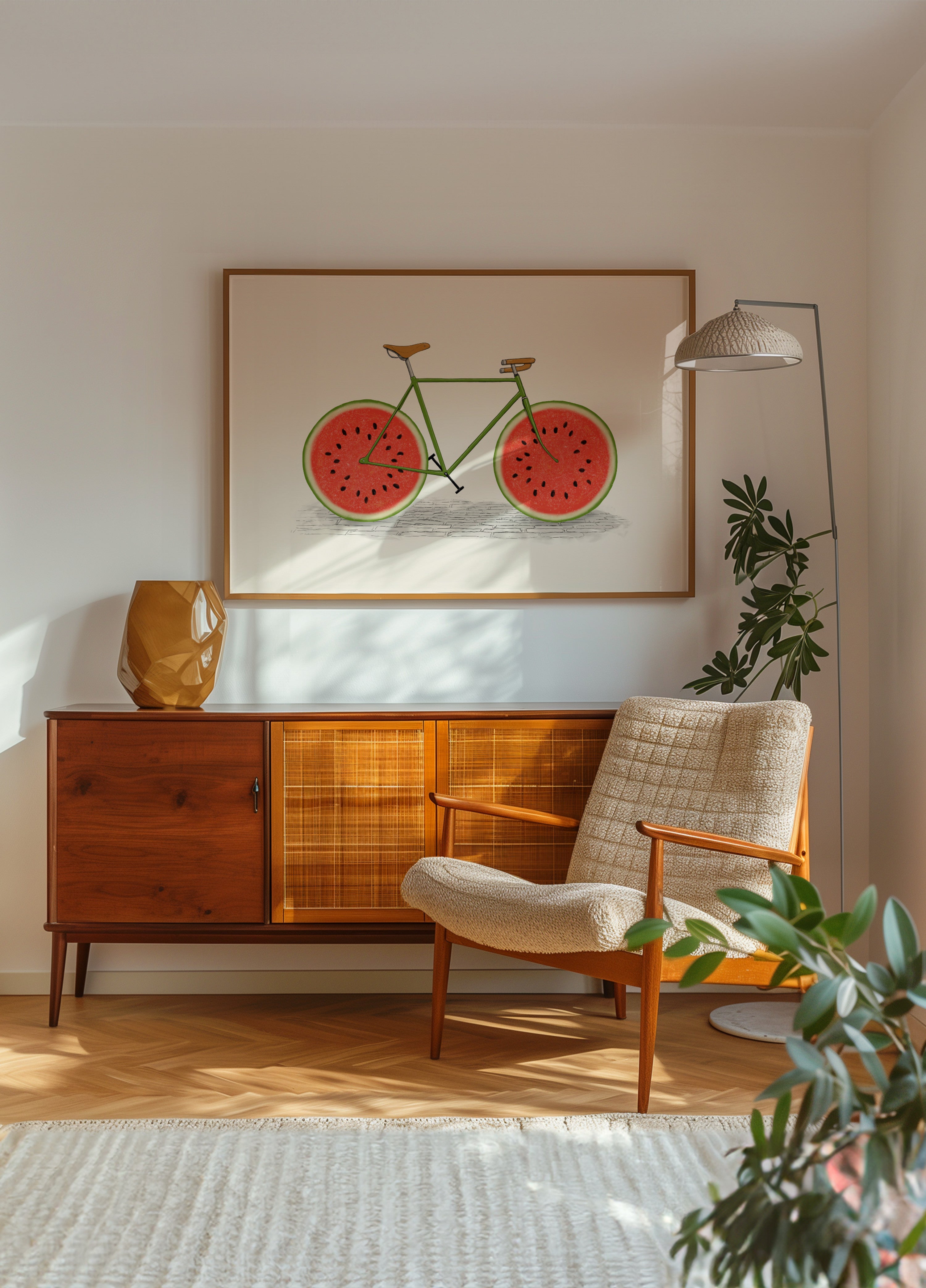 Watermeloen Fiets
