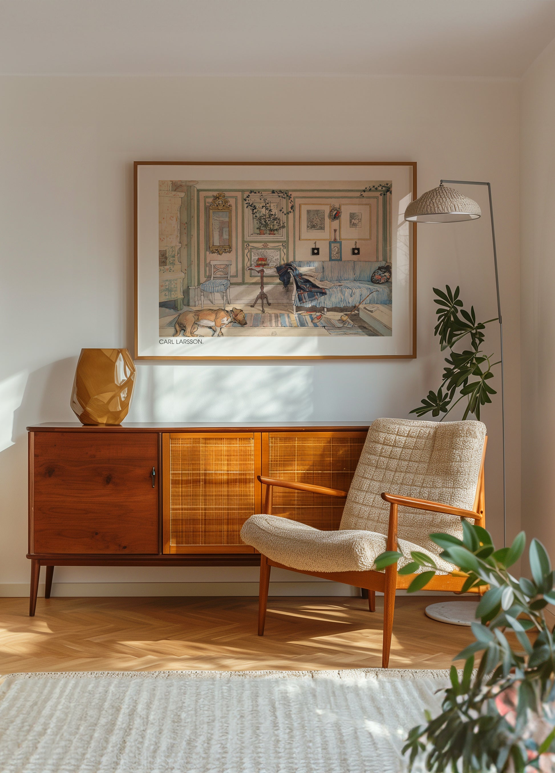 Vanuit een huis