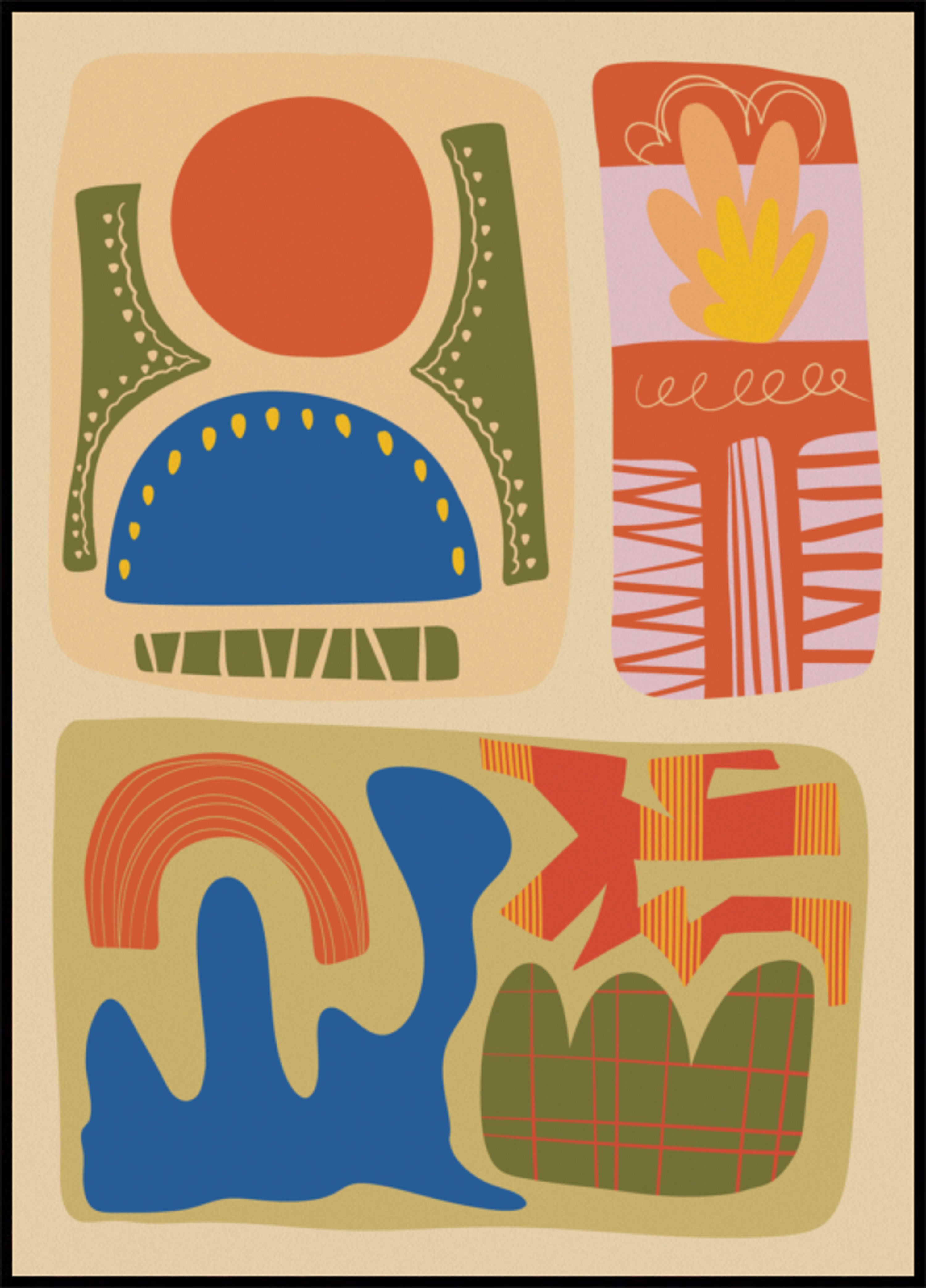 Moderne abstracte vormen