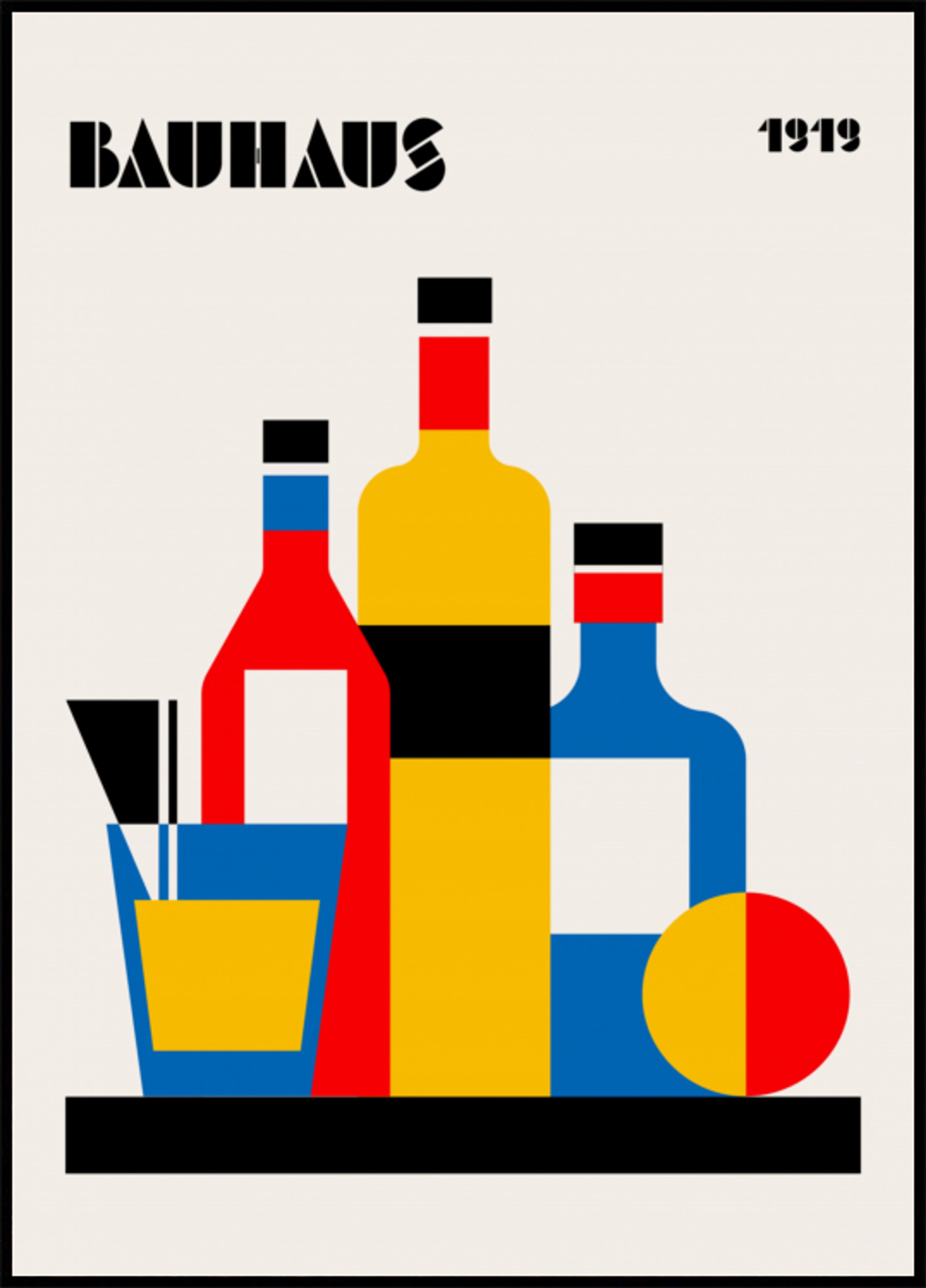 Bauhaus geometrisch stilleven
