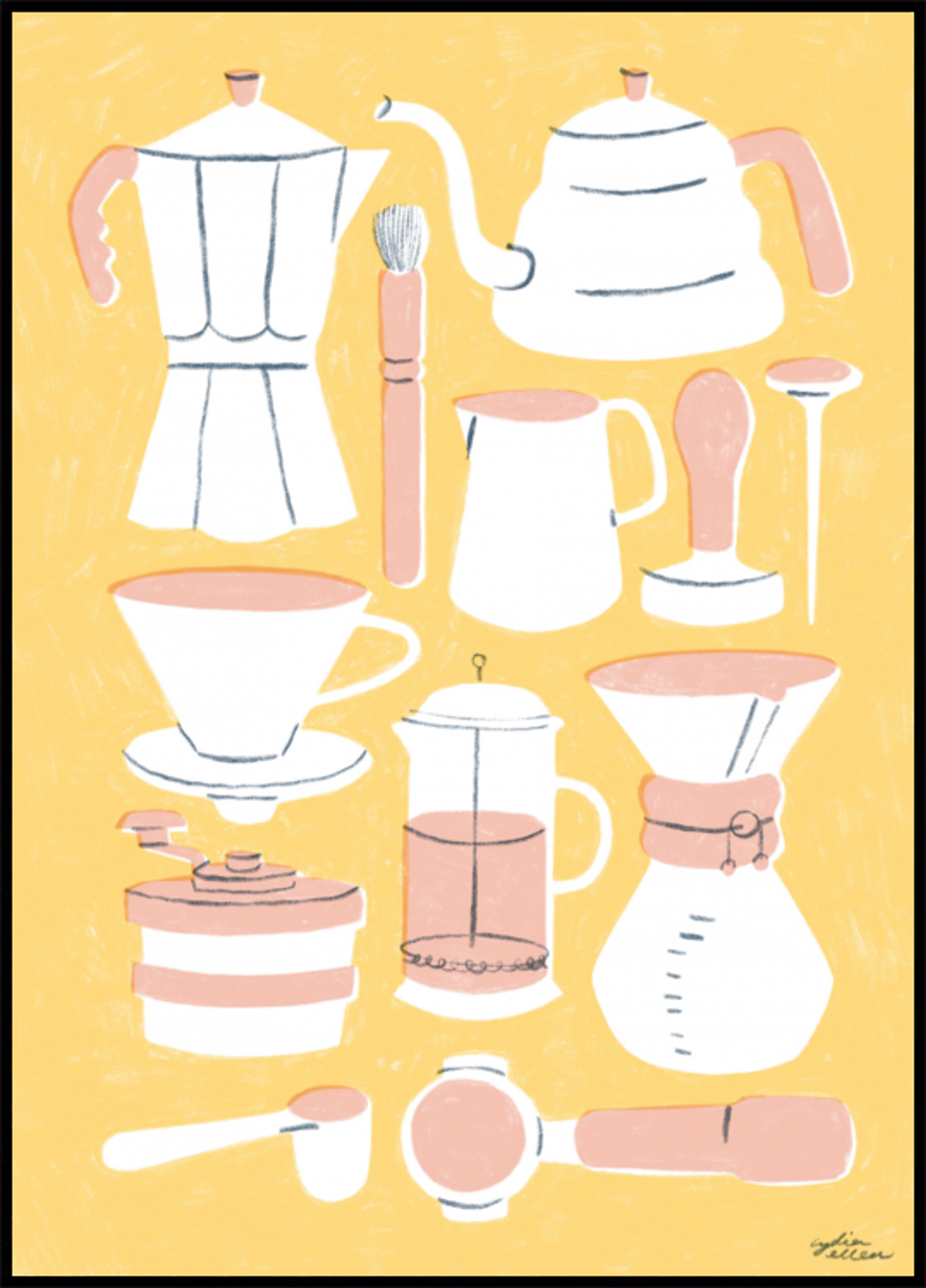 Benodigdheden voor het zetten van koffie