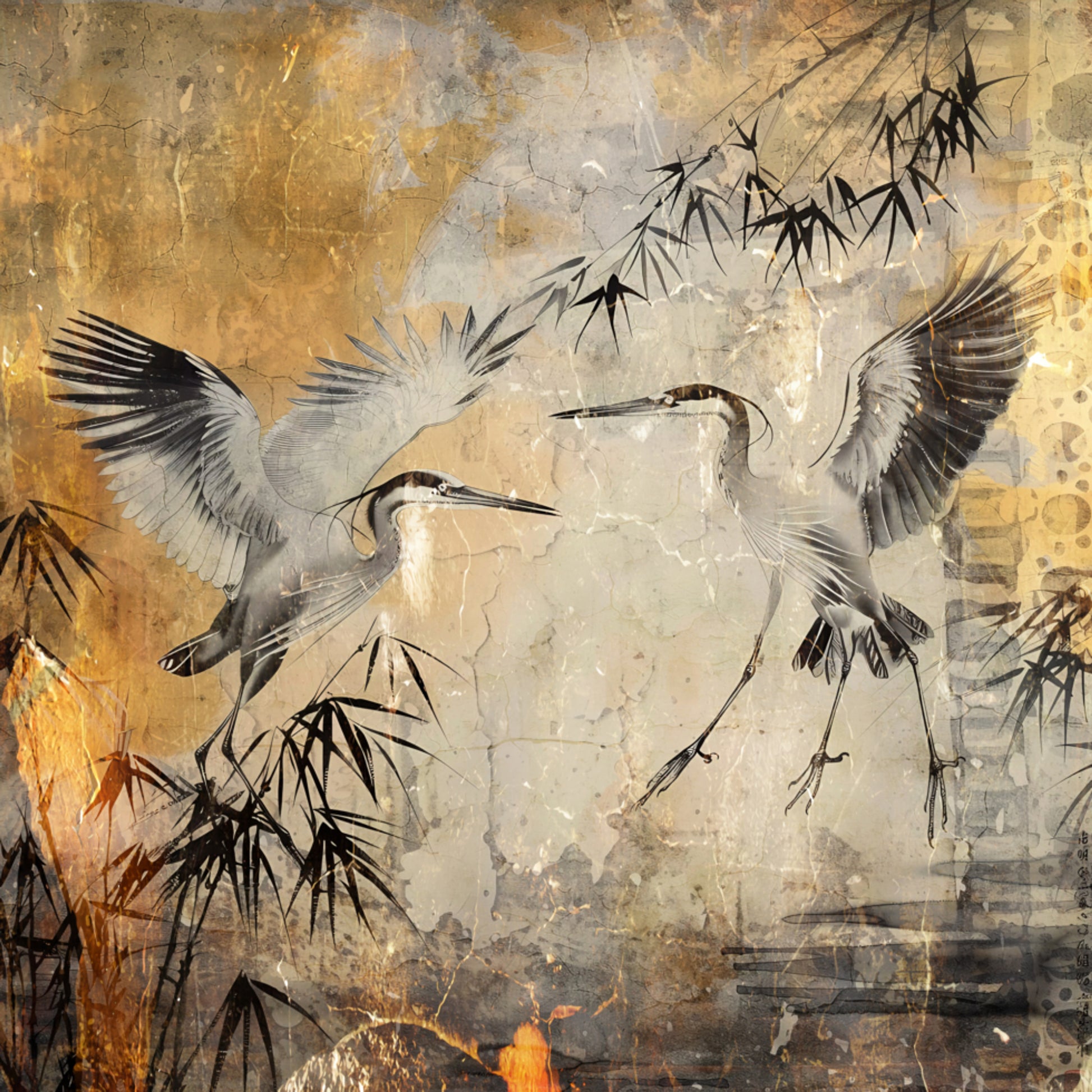 Vogel Vogels Dier Vintage Kunst Illustratie Wallart 25