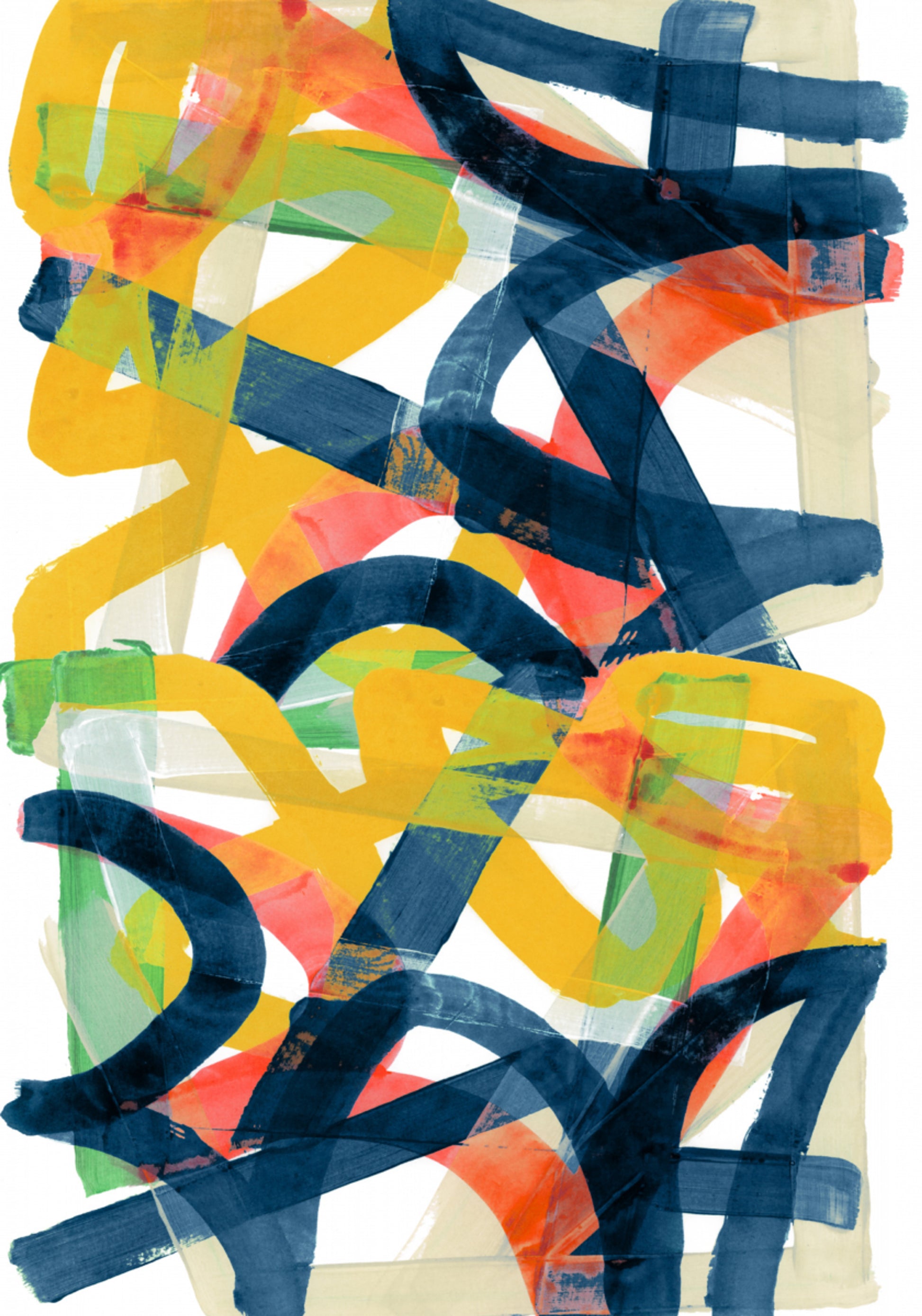 Levendige abstracte lijnen