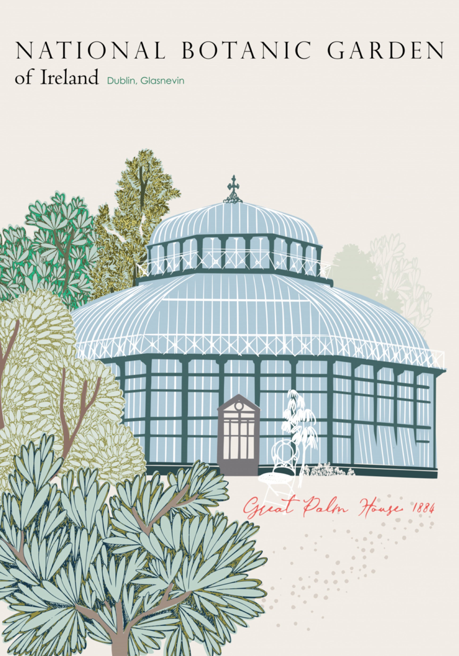 Grote Palm House-tuin
