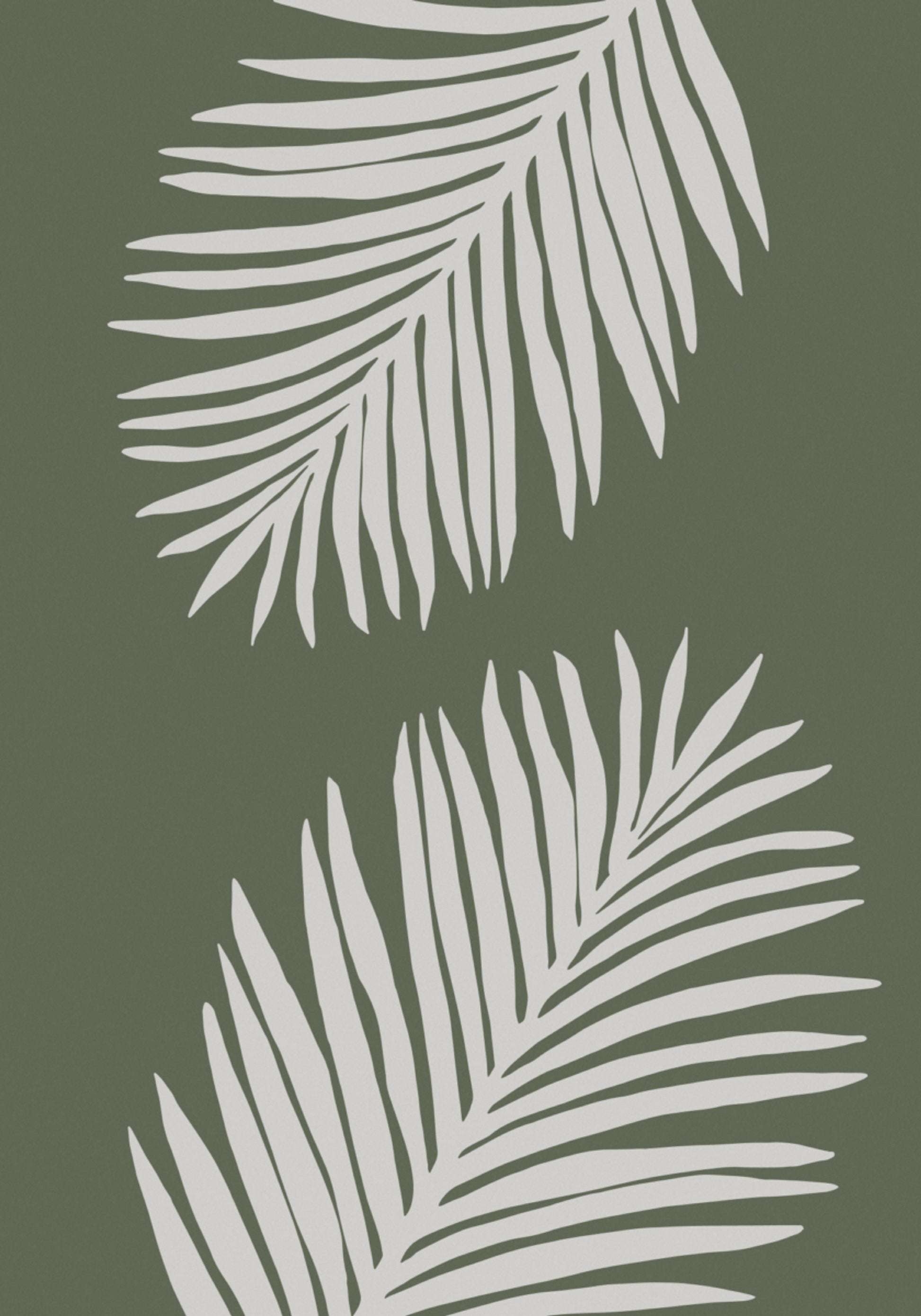 Rustige palmbladeren