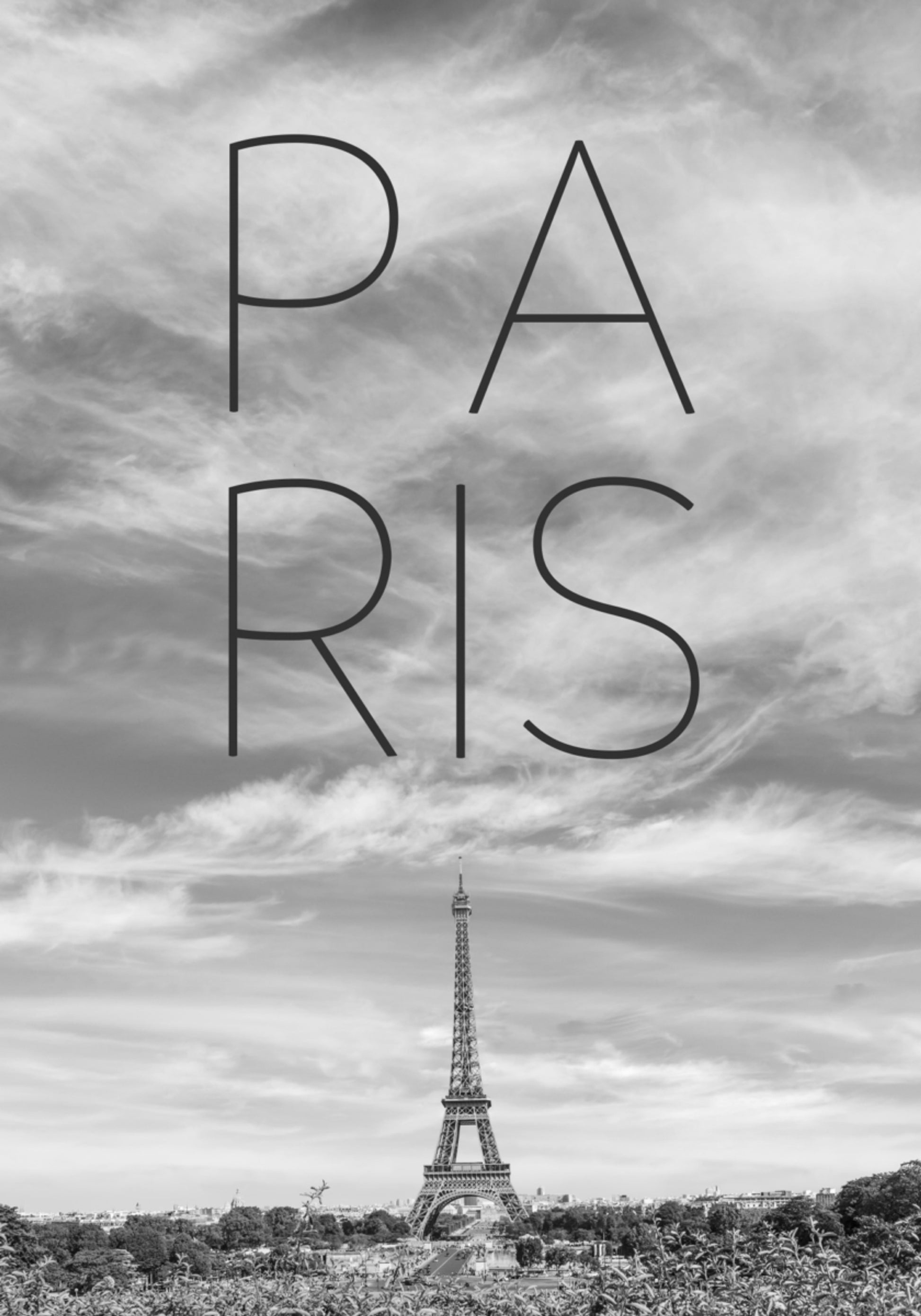 PARIJS Uitzicht op de Eiffeltoren