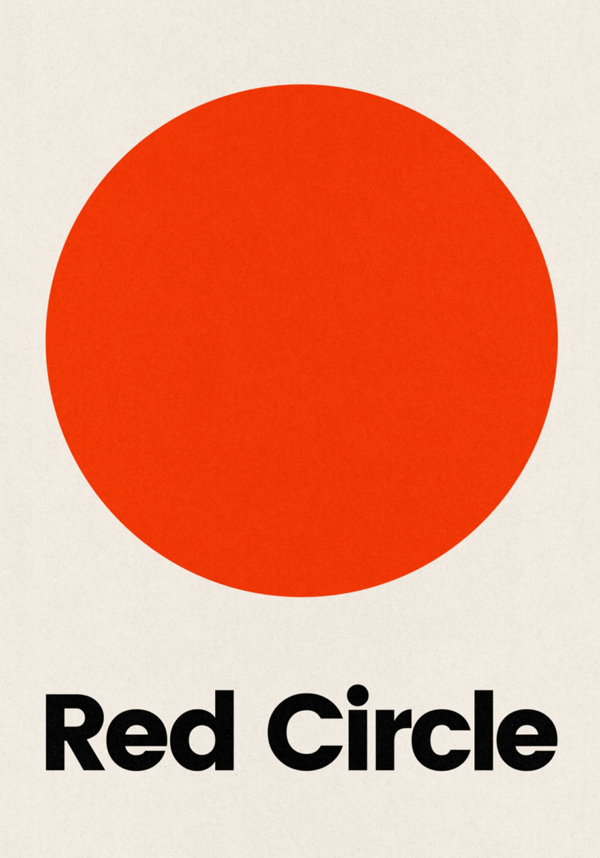 Dikke rode cirkel