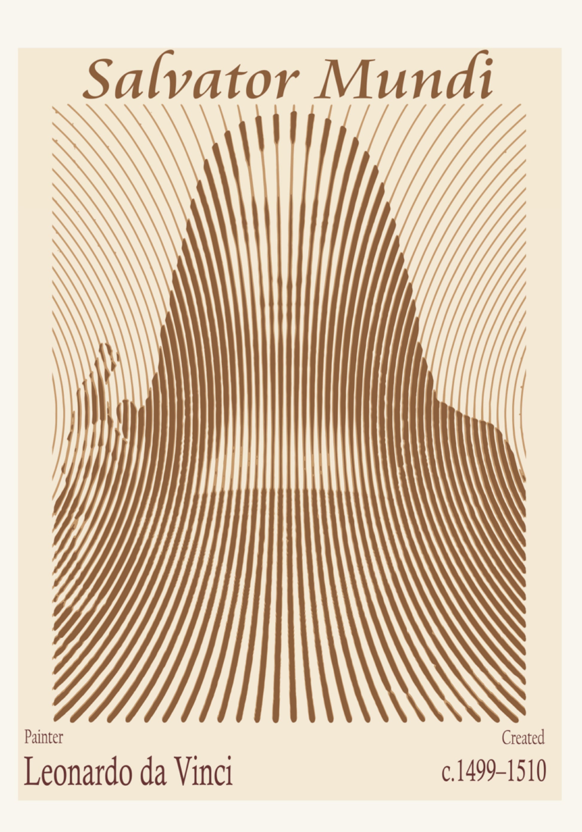 Abstract Jezus silhouet