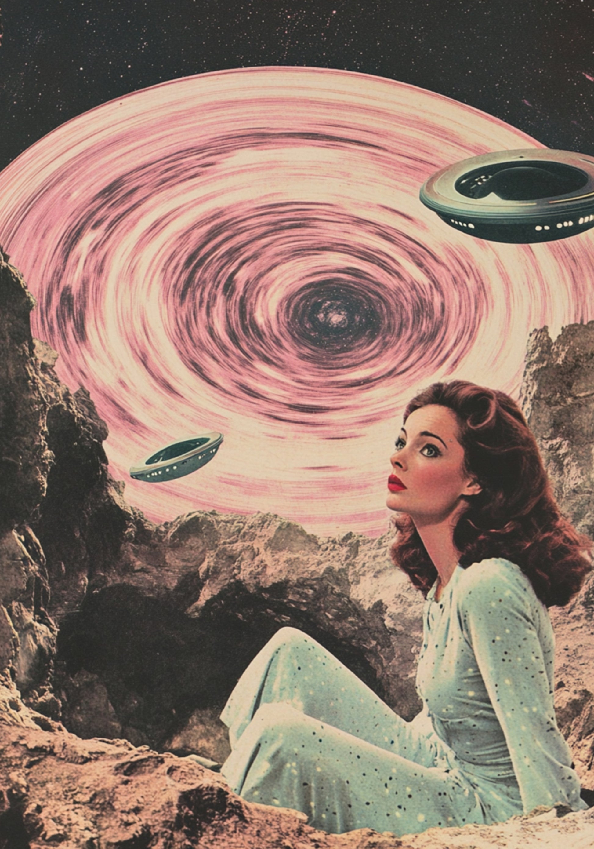Roze Galaxy-gaas