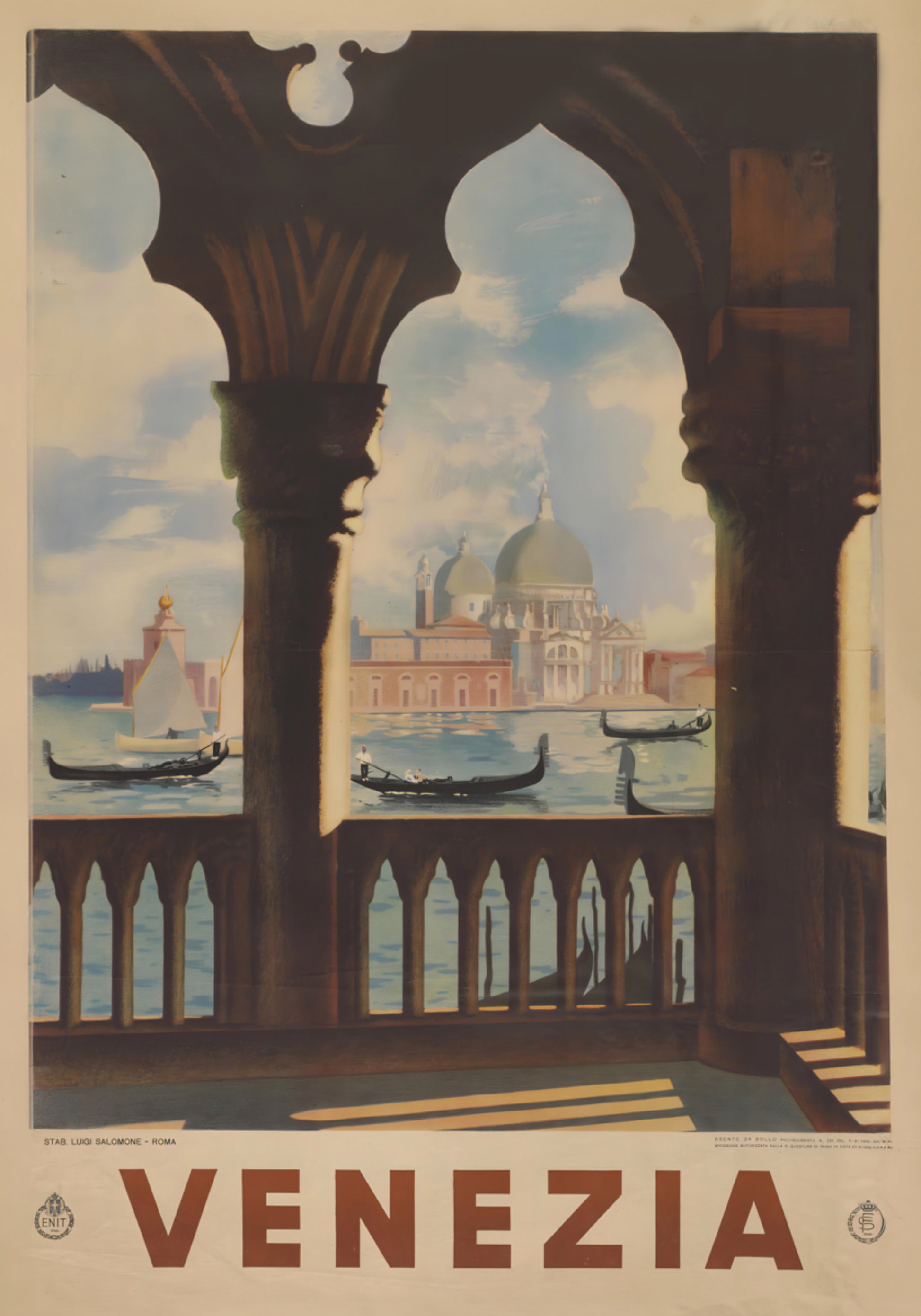 Uitzicht op het Canal Grande in Venetië