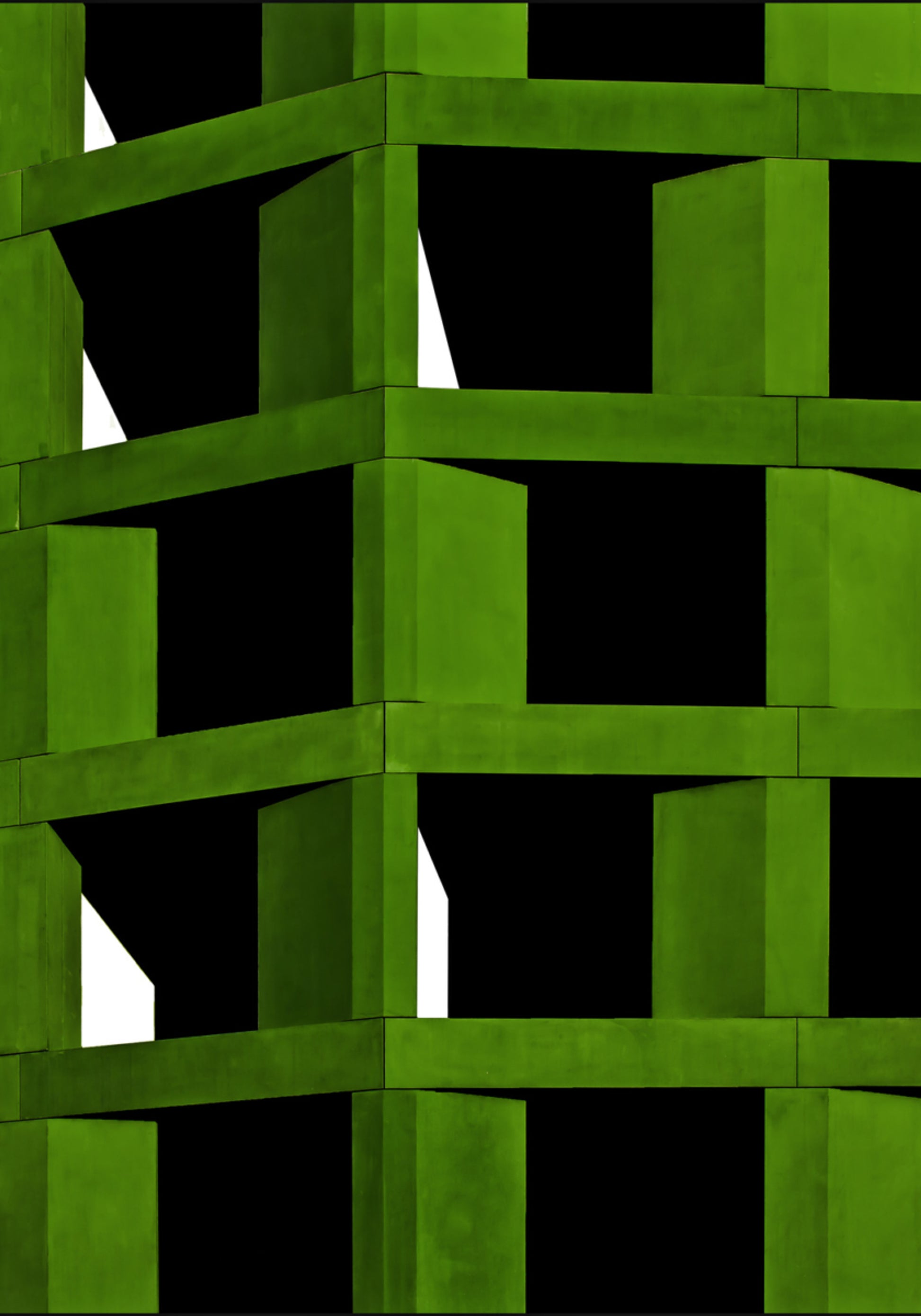 Levendige groene geometrie