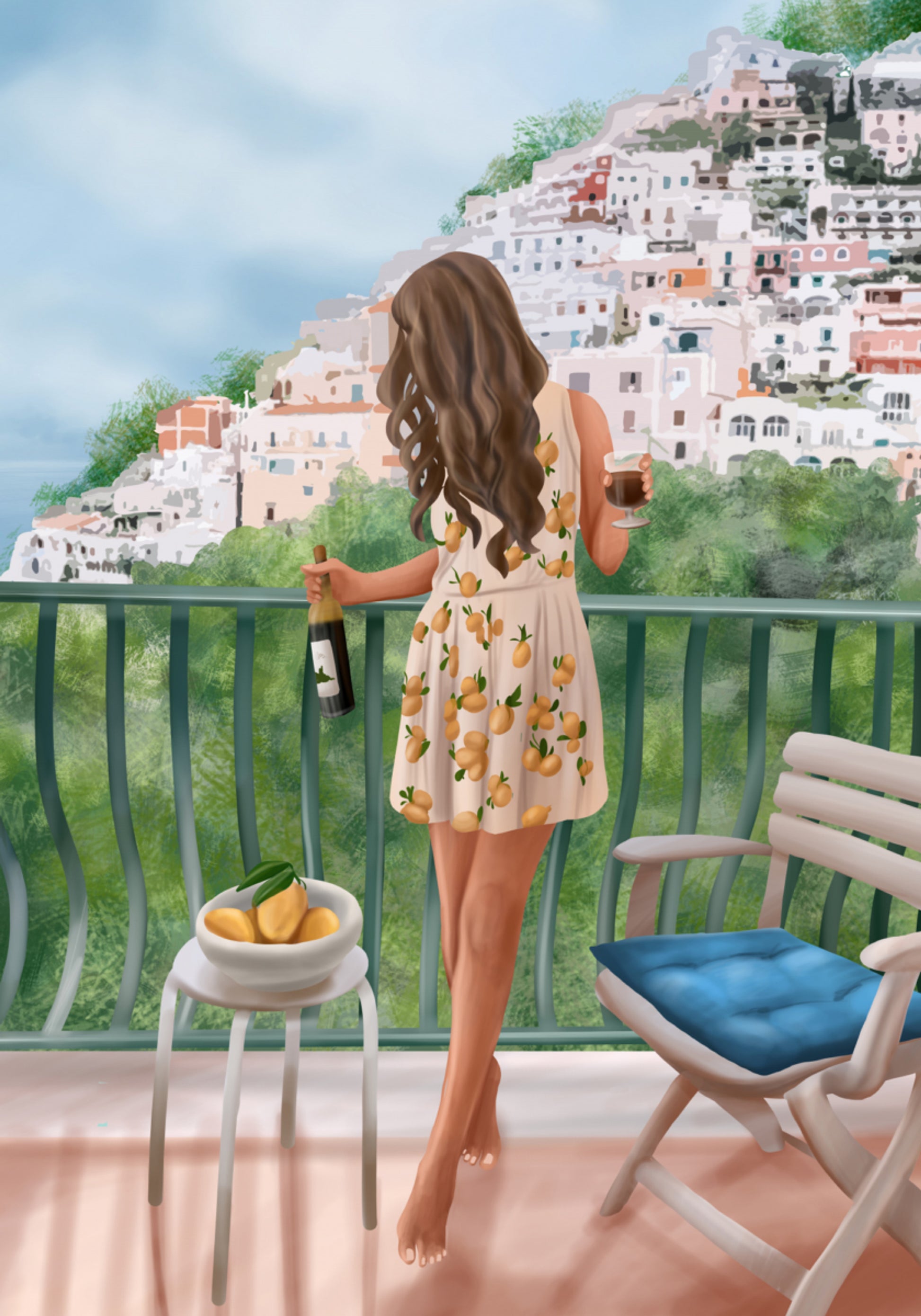 Italiaans citroenbalkon