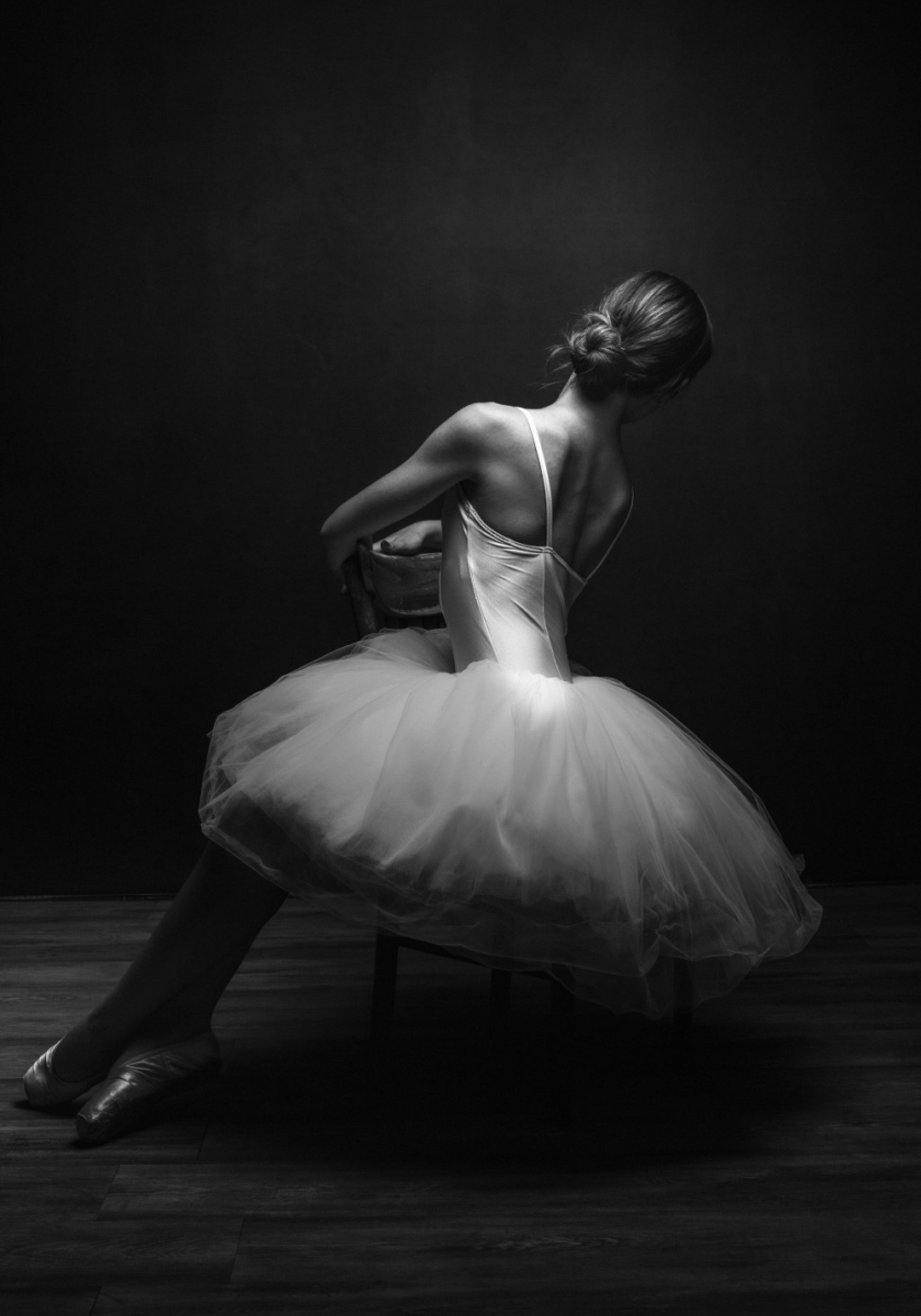 Zittende ballerina Grace