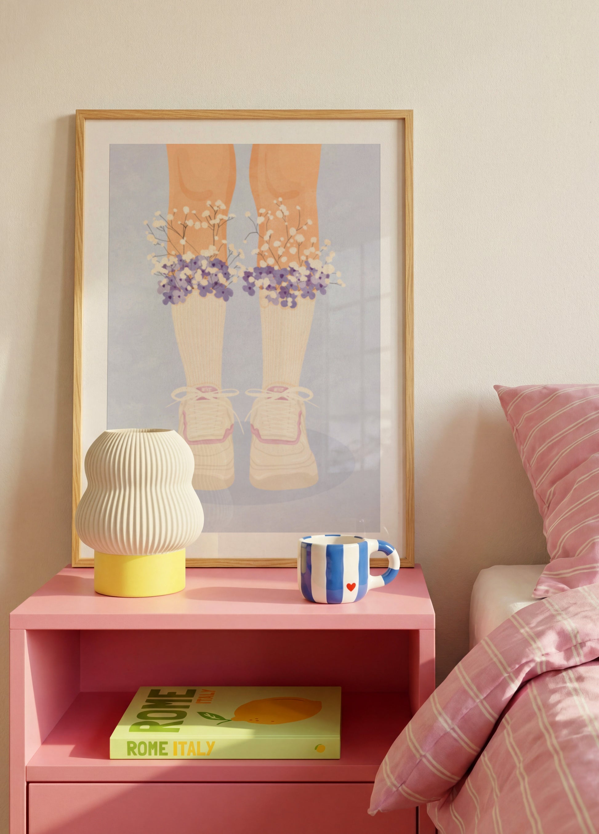 Bloemensokken En Sneakers