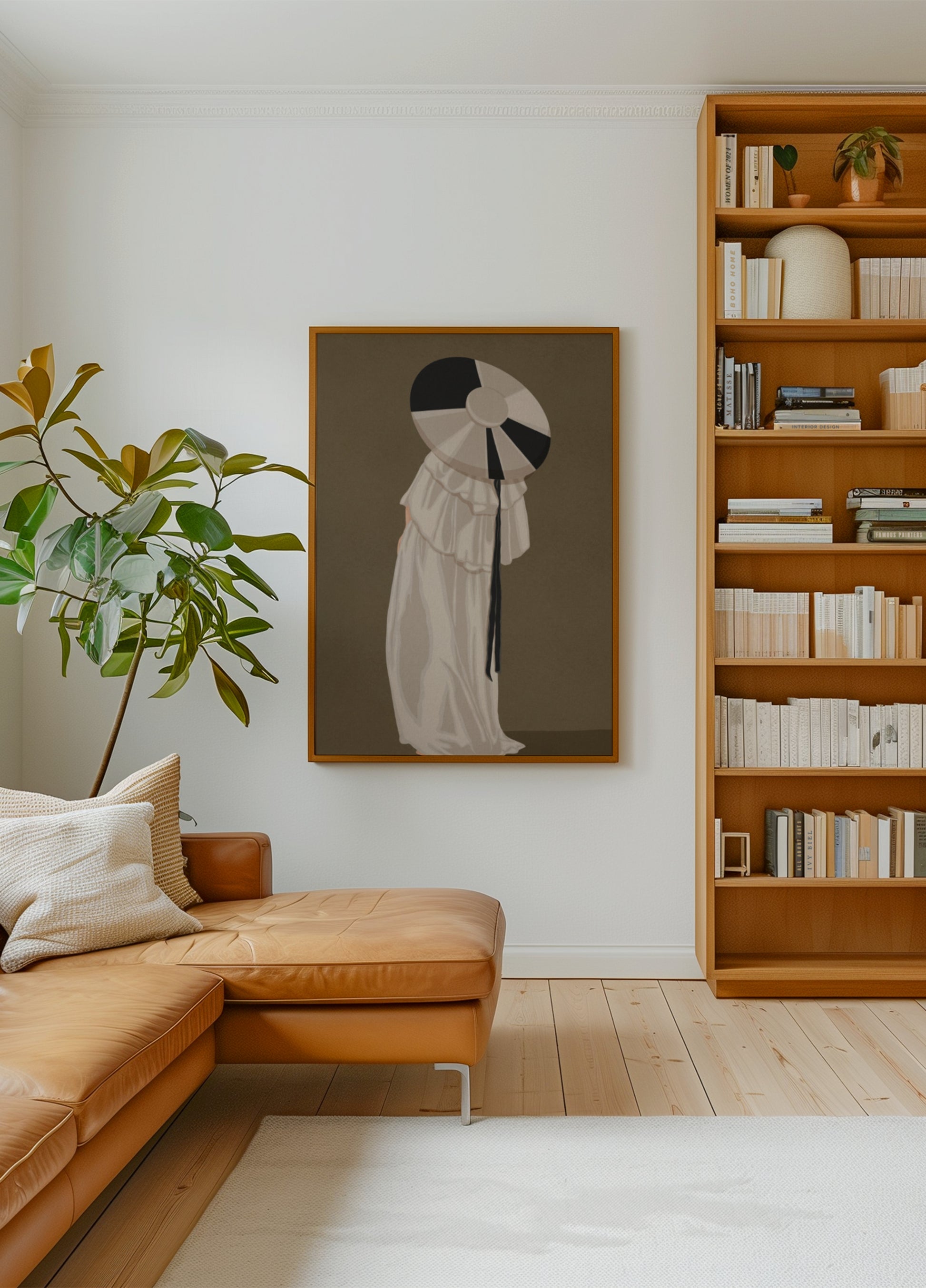 Vrouw In Elegante Hoed