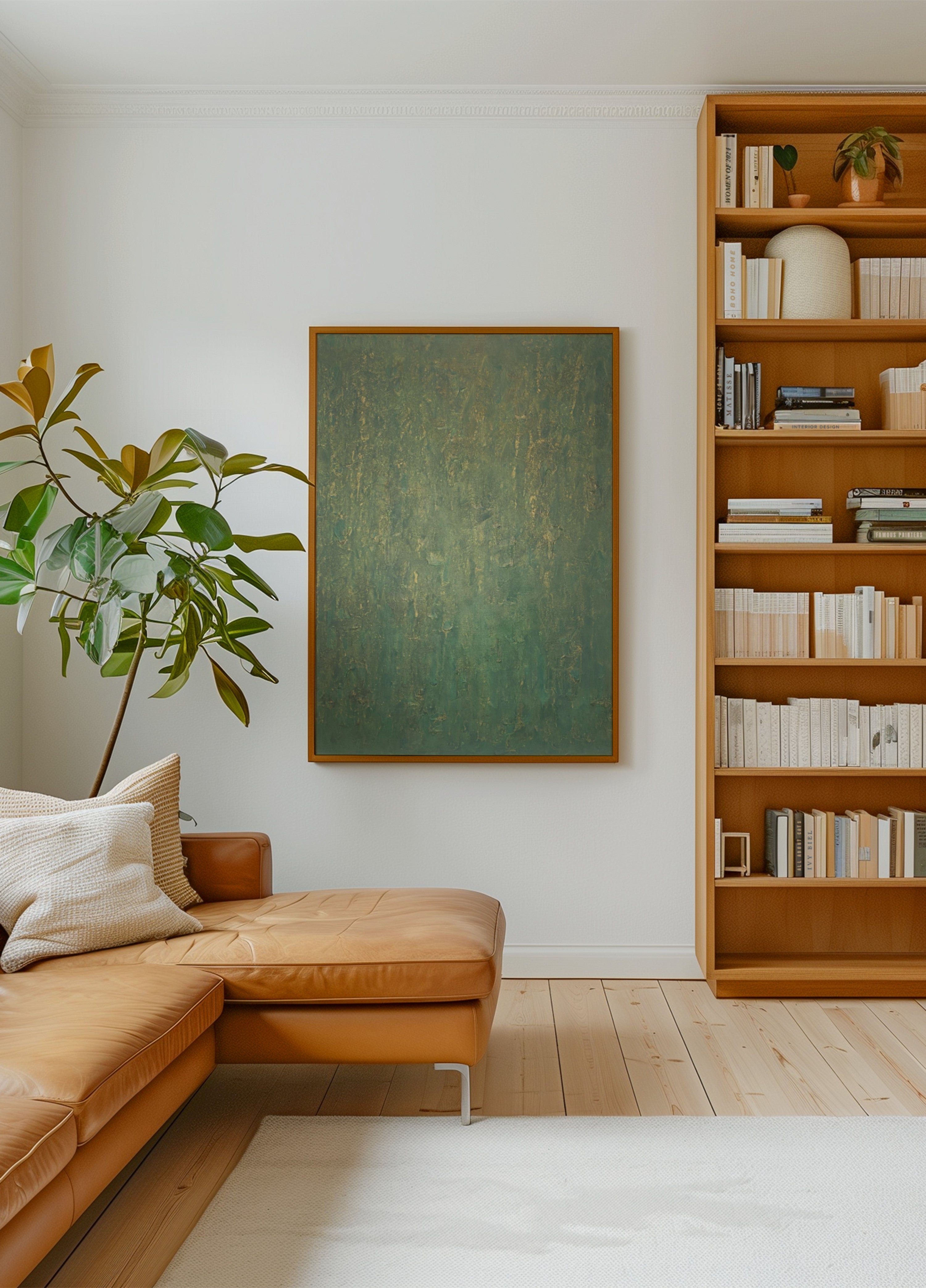 Groene gouden glans