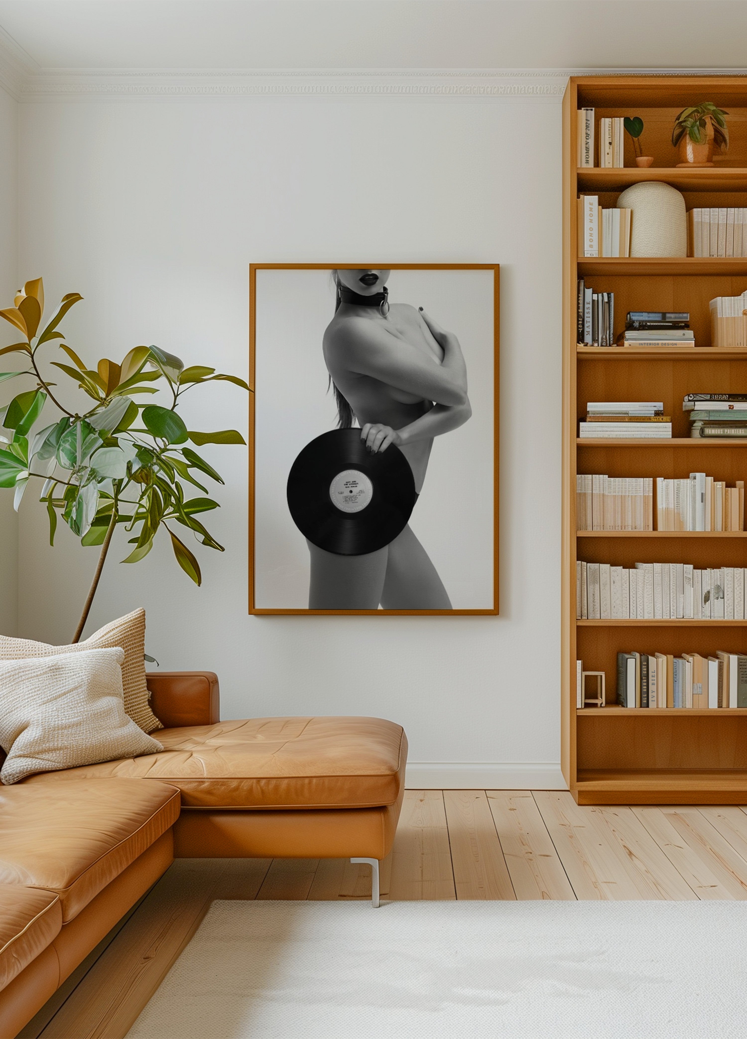 Donkere vinylschoonheid