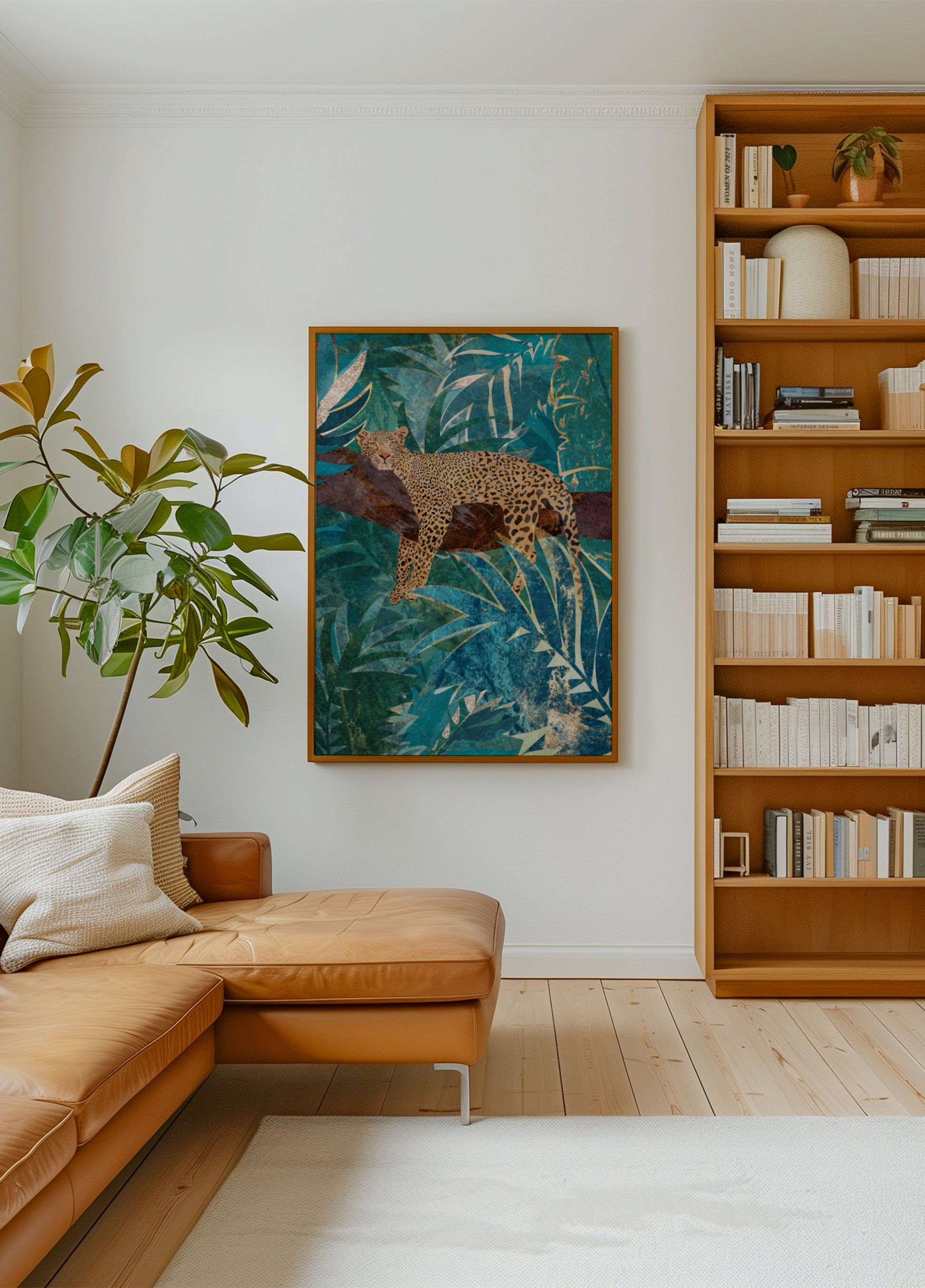 Blauwgroen jungleluipaard
