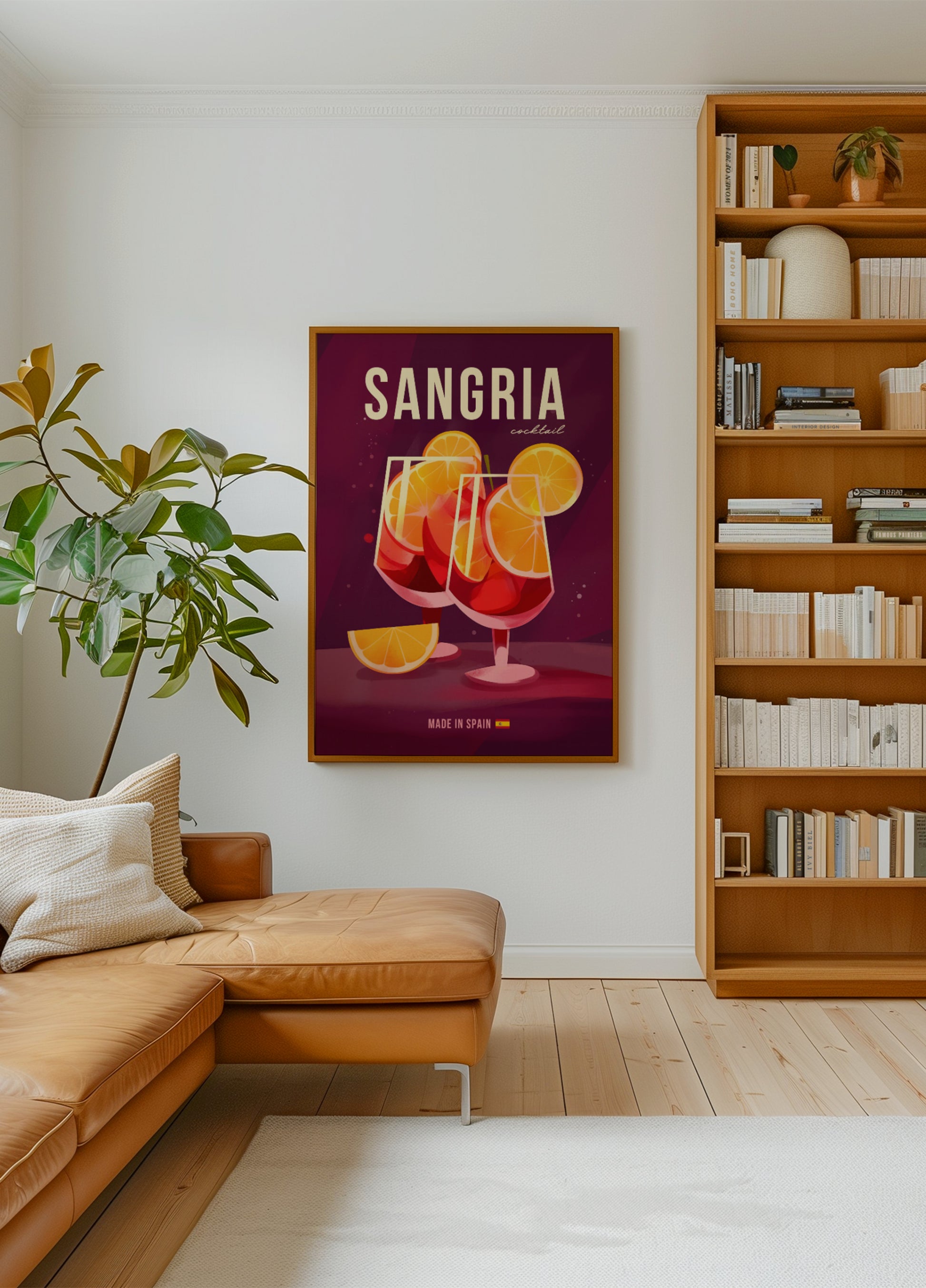 Verfrissende Sangria-cocktail