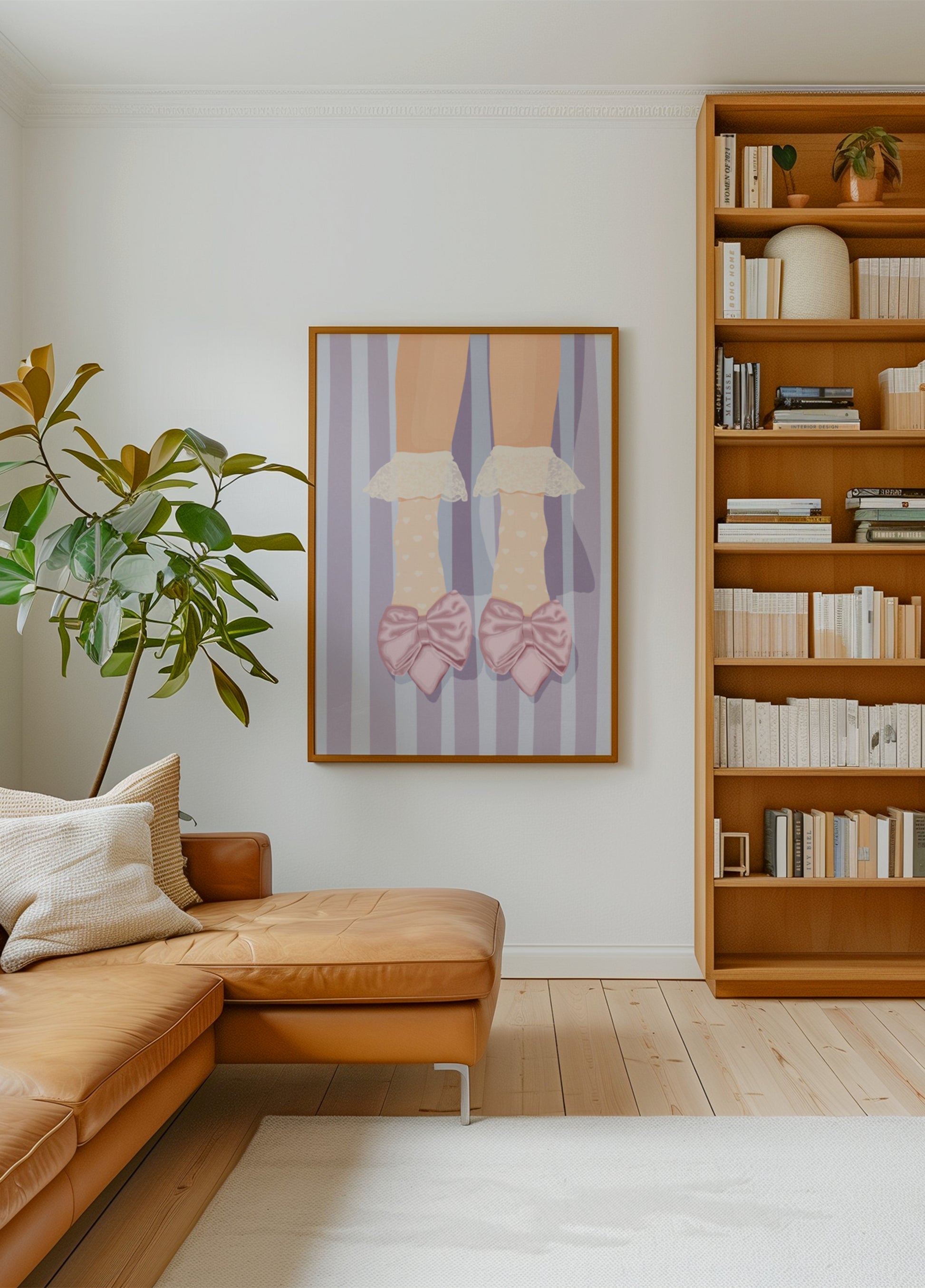Zoete roze strikschoenen