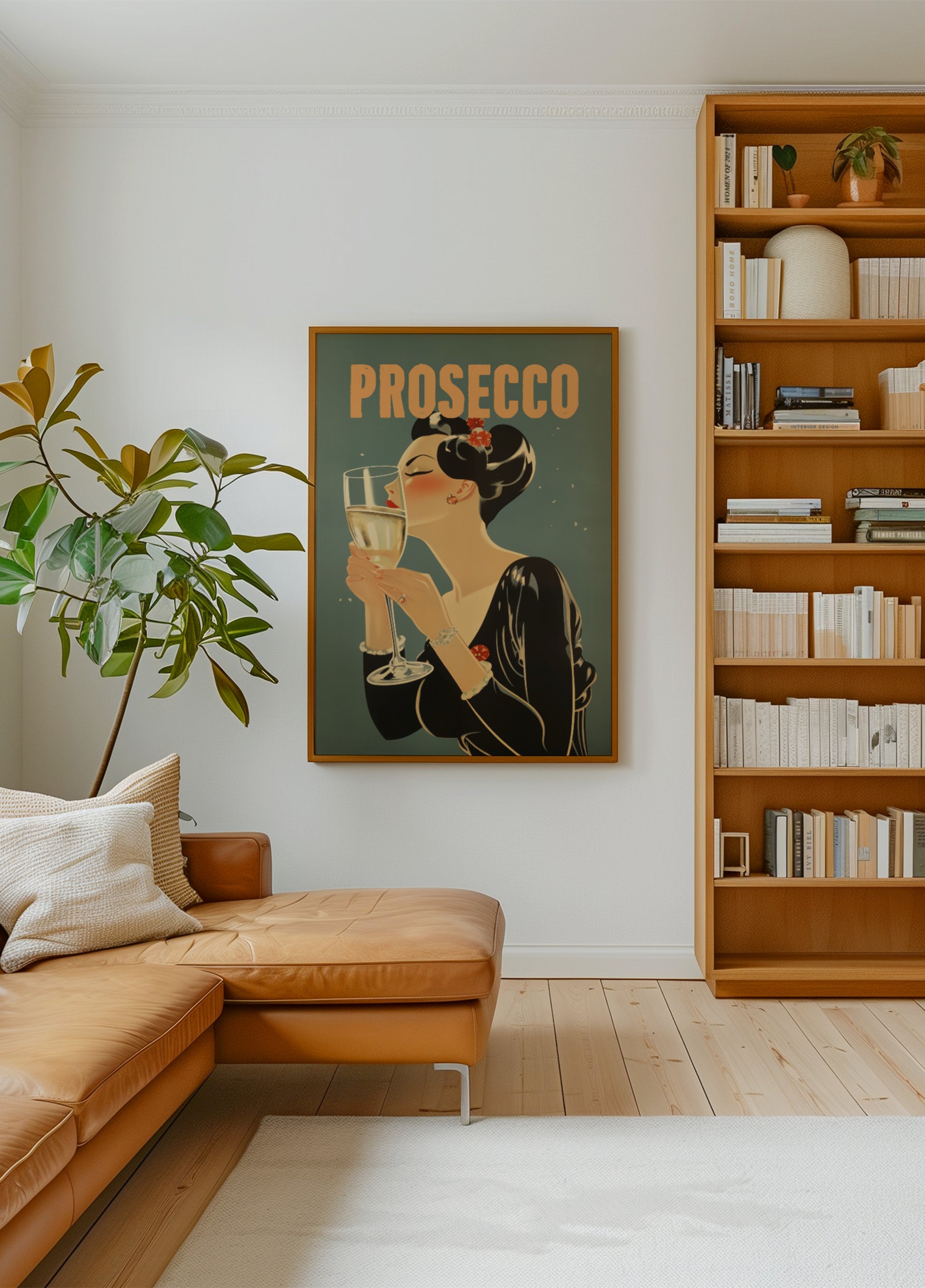 Elegante Prosecco-vrouw