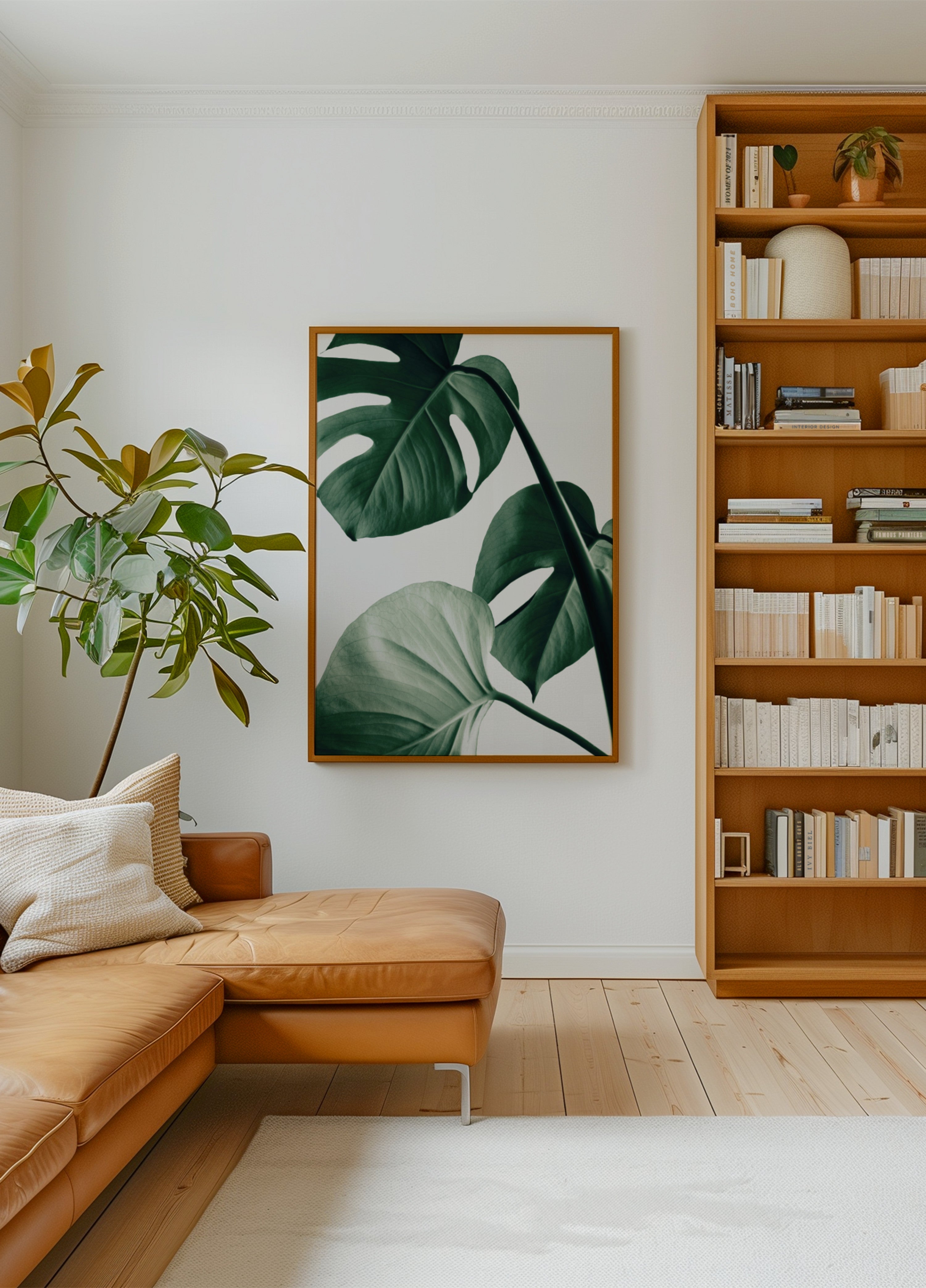 Weelderige Monstera-bladeren