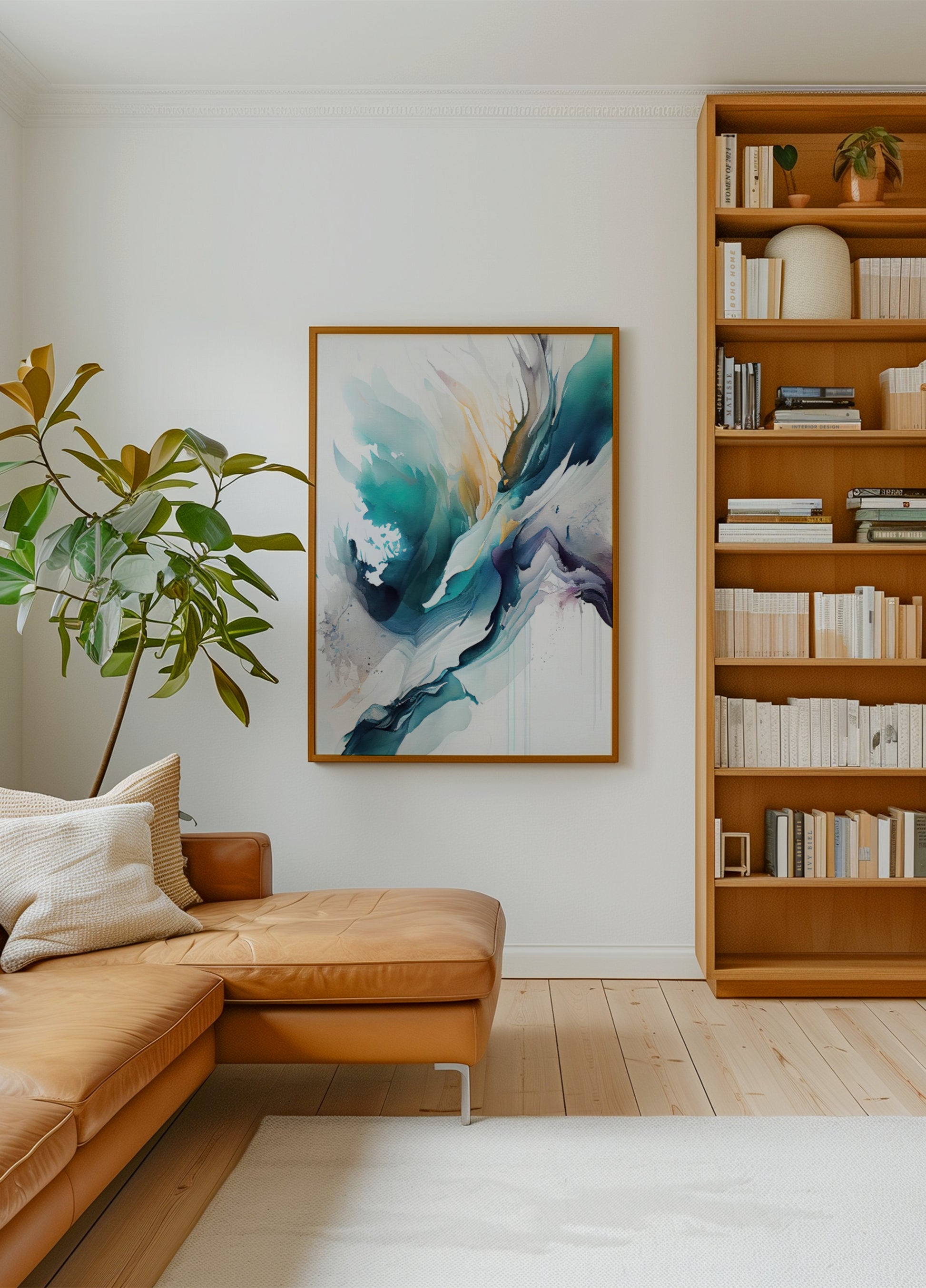 Vloeibaar blauwgroen goud