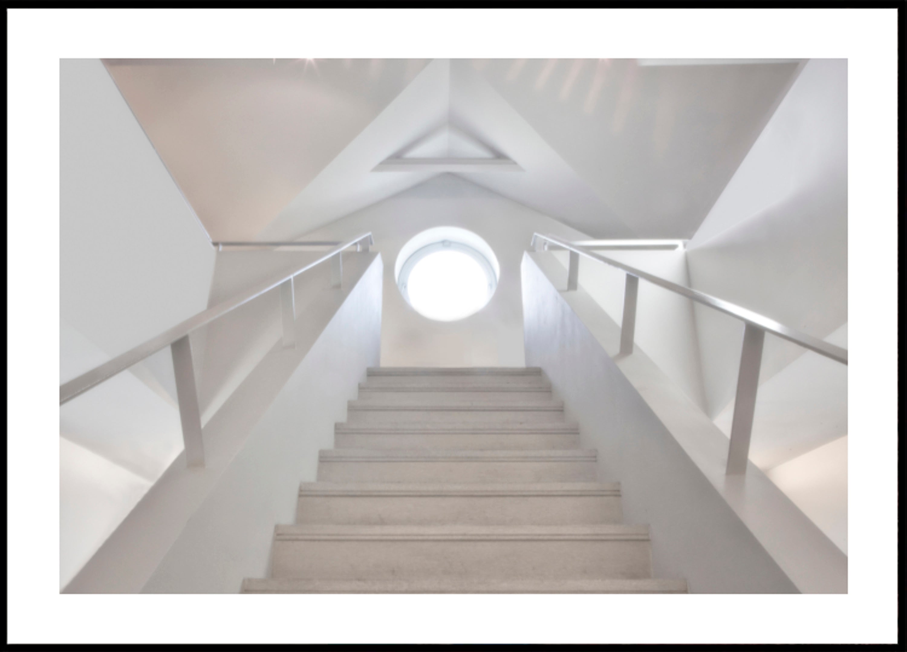 Geometrische witte stijging