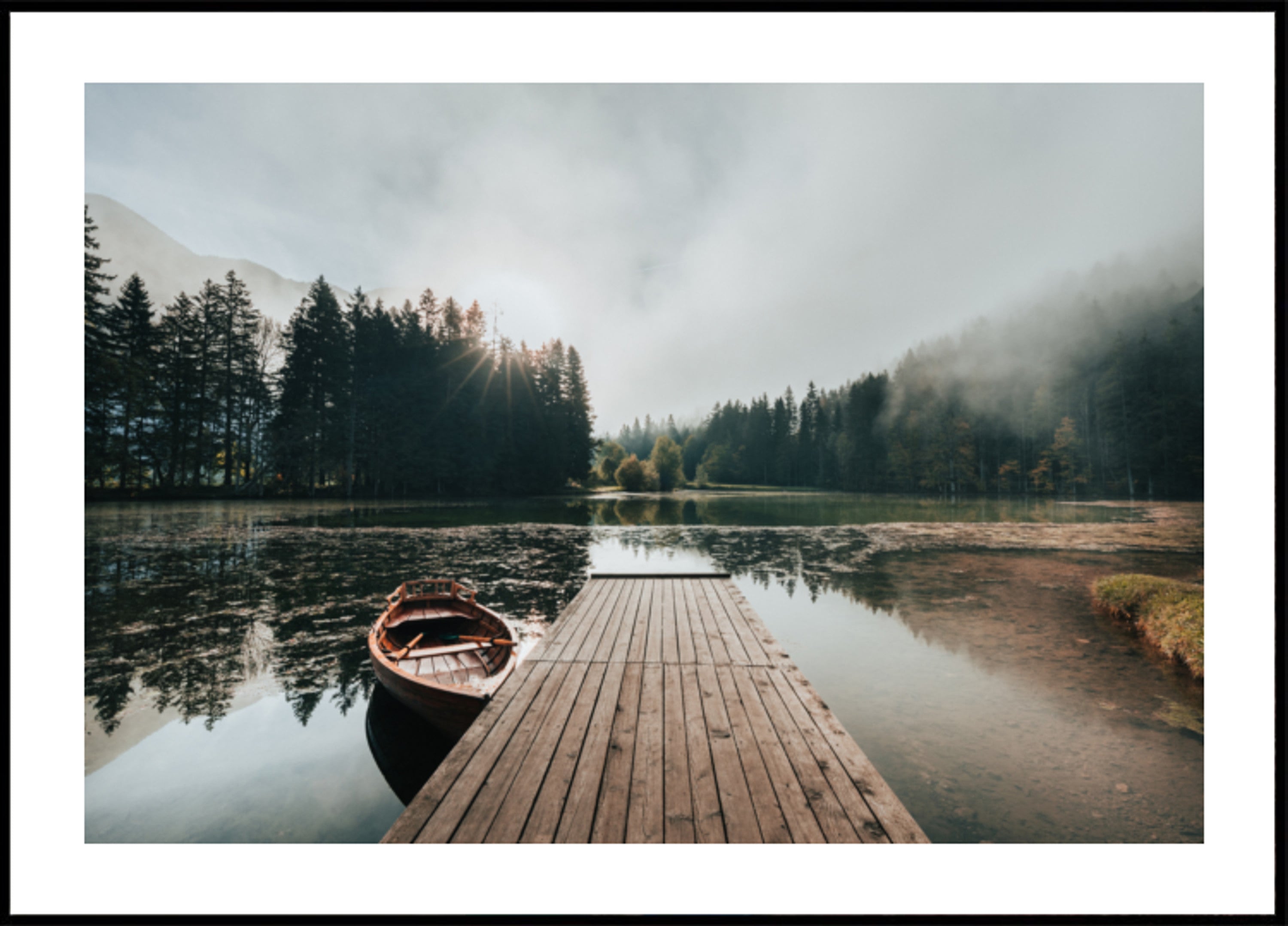 Rustige Lake Dock