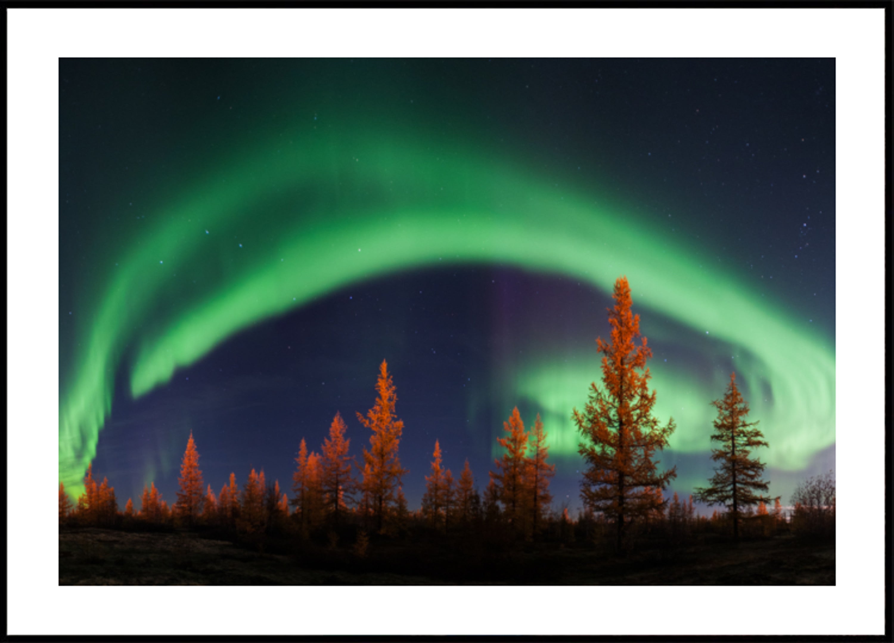Levendige Aurora-nachthemel