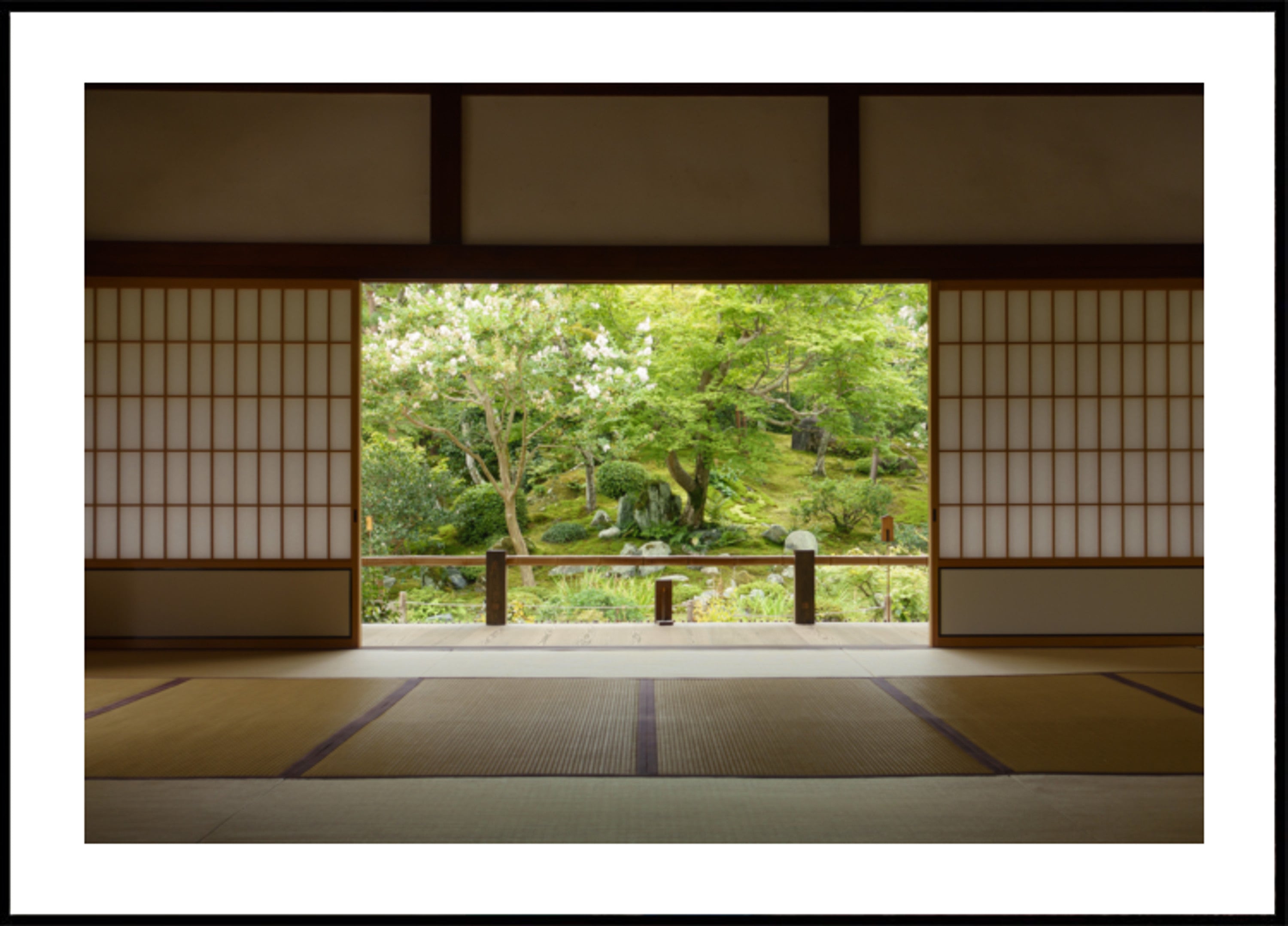Zen-tuinzicht