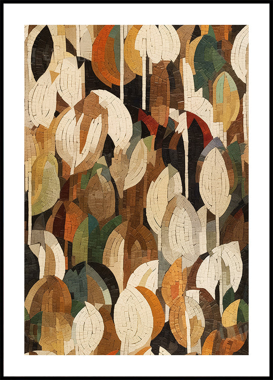 Mosaic Forest Vibrance Plakat - Posterbox