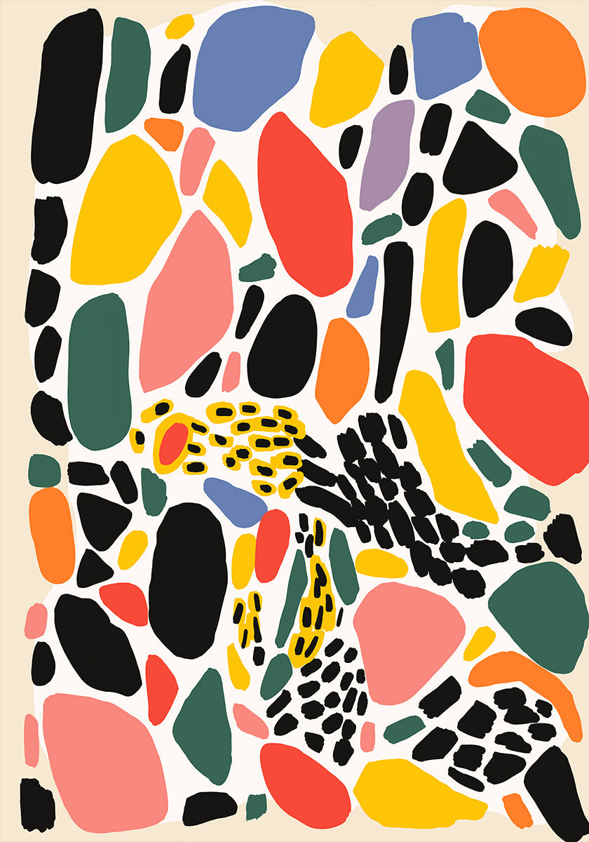 Colorful Mosaic Dance (NEW) - Posterbox