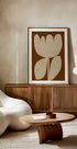 Beige Blossom Shapes (NEW) - Posterbox